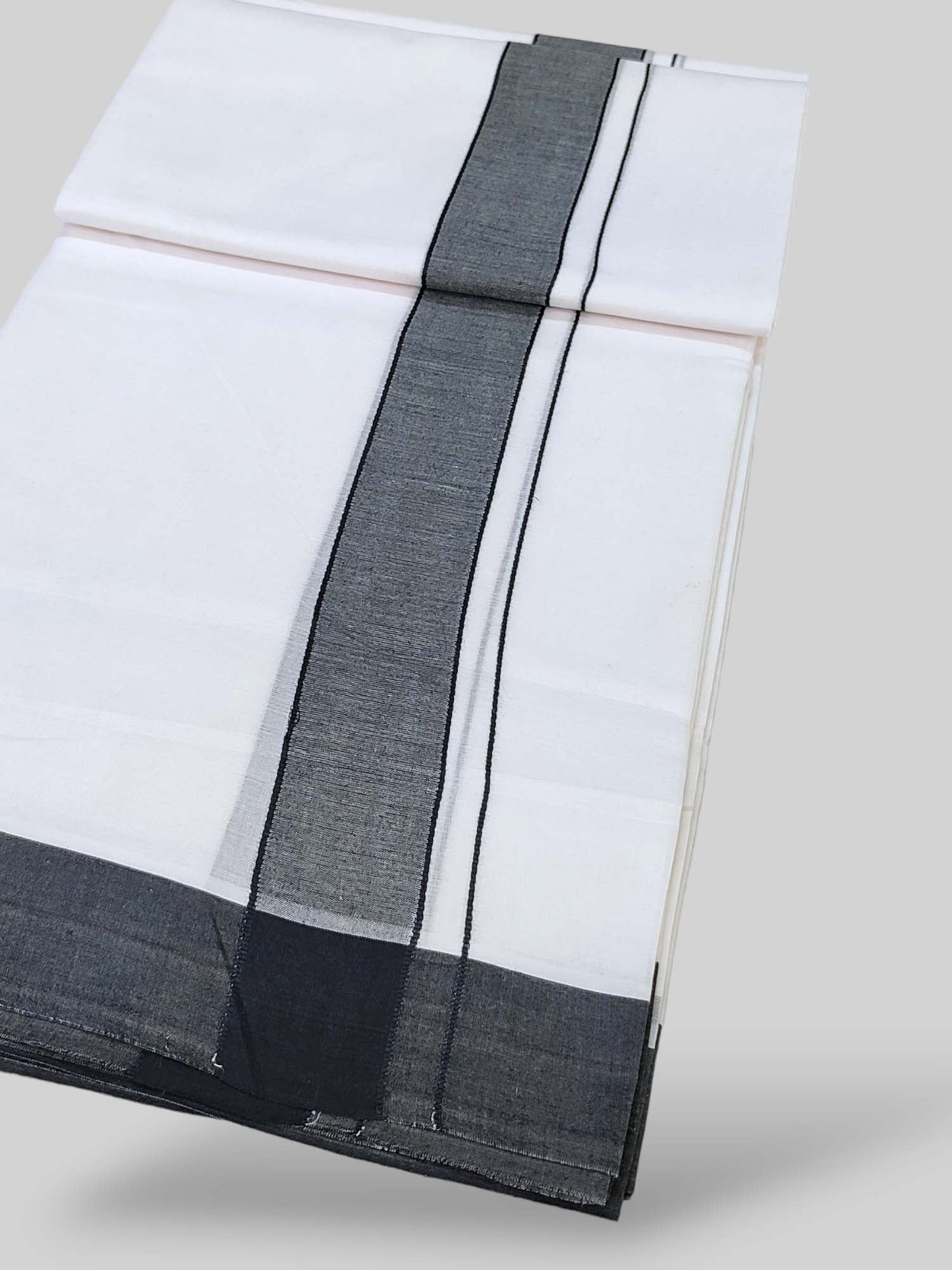 Cotton White Dhoti/Mundu for Men
