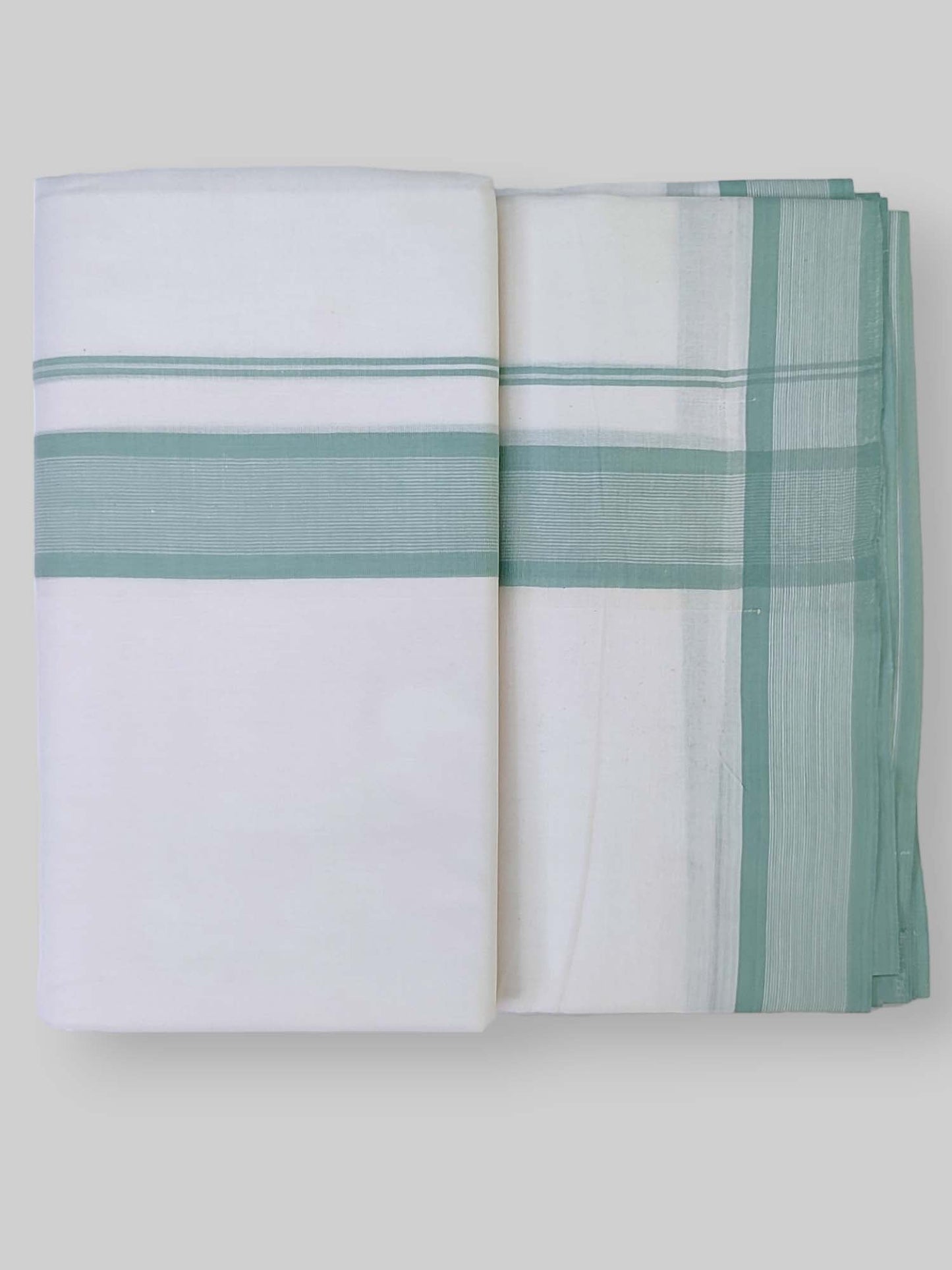 Cotton White Dhoti/Mundu for Men