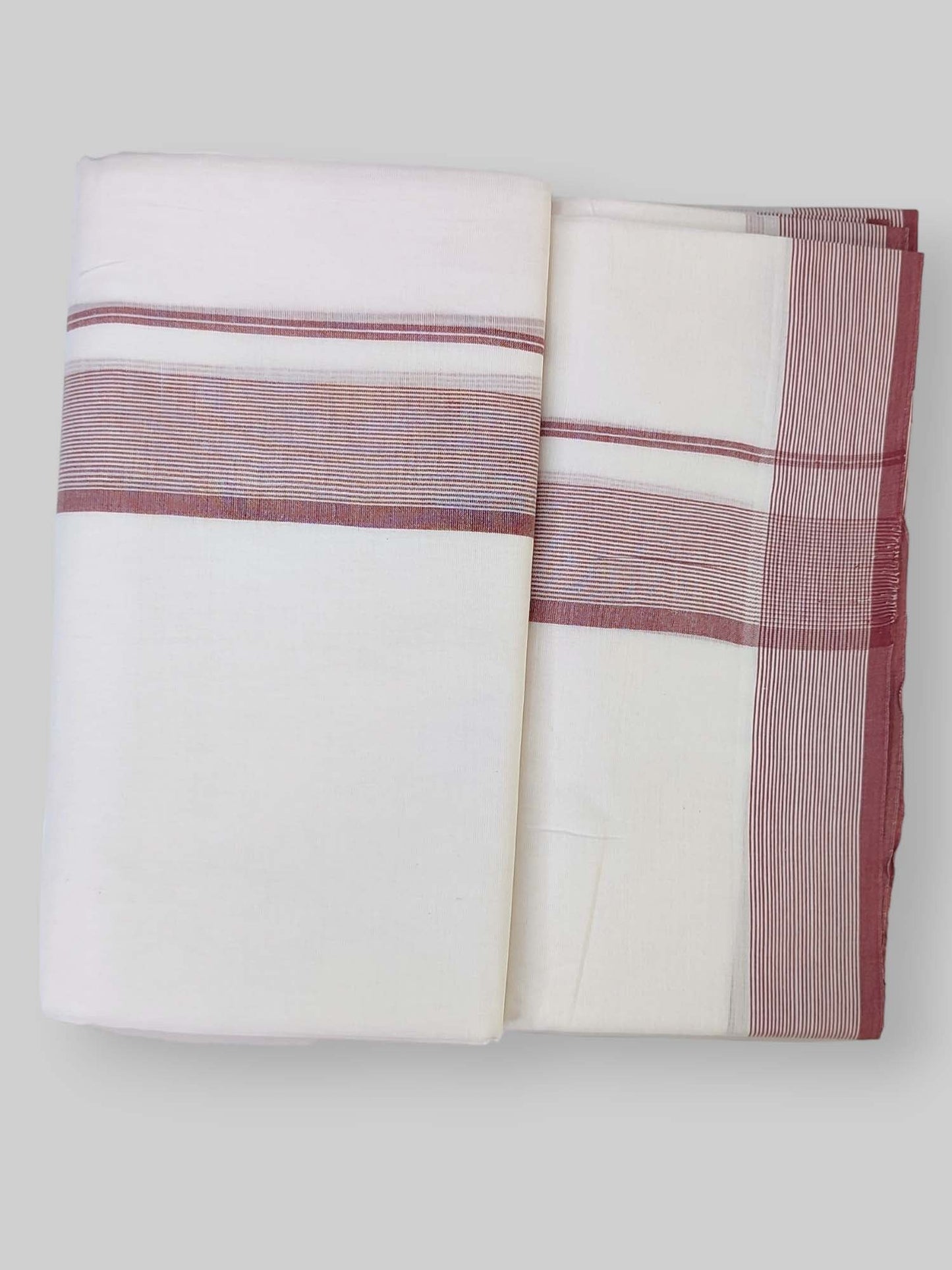 Cotton White Dhoti/Mundu for Men