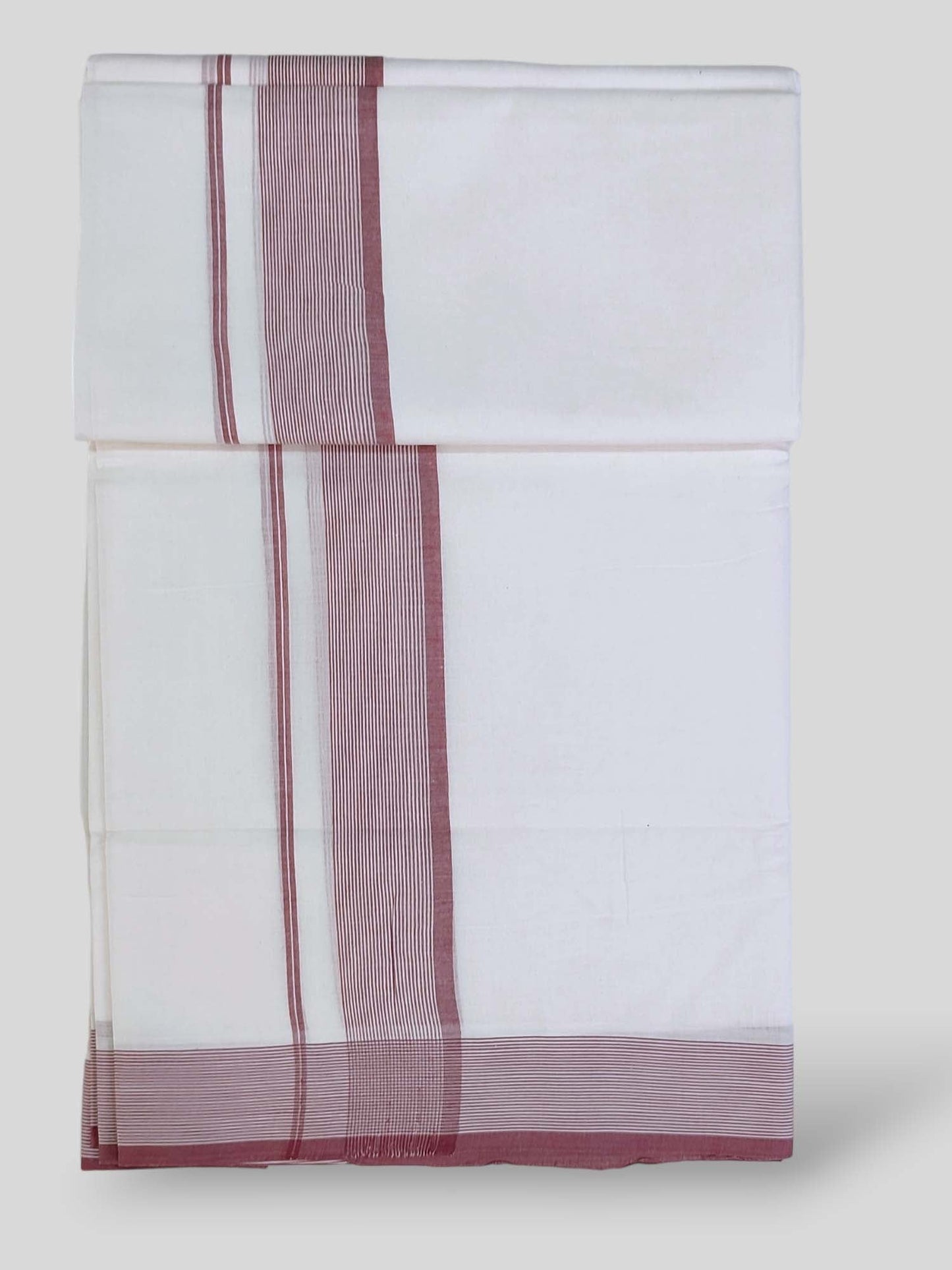 Cotton White Dhoti/Mundu for Men