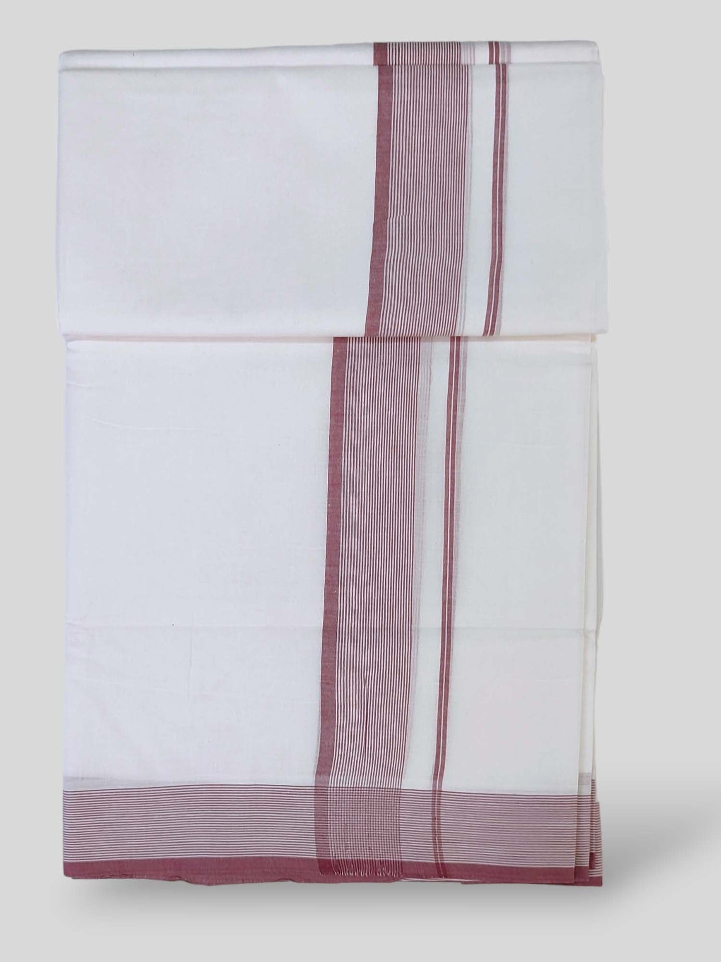 Cotton White Dhoti/Mundu for Men
