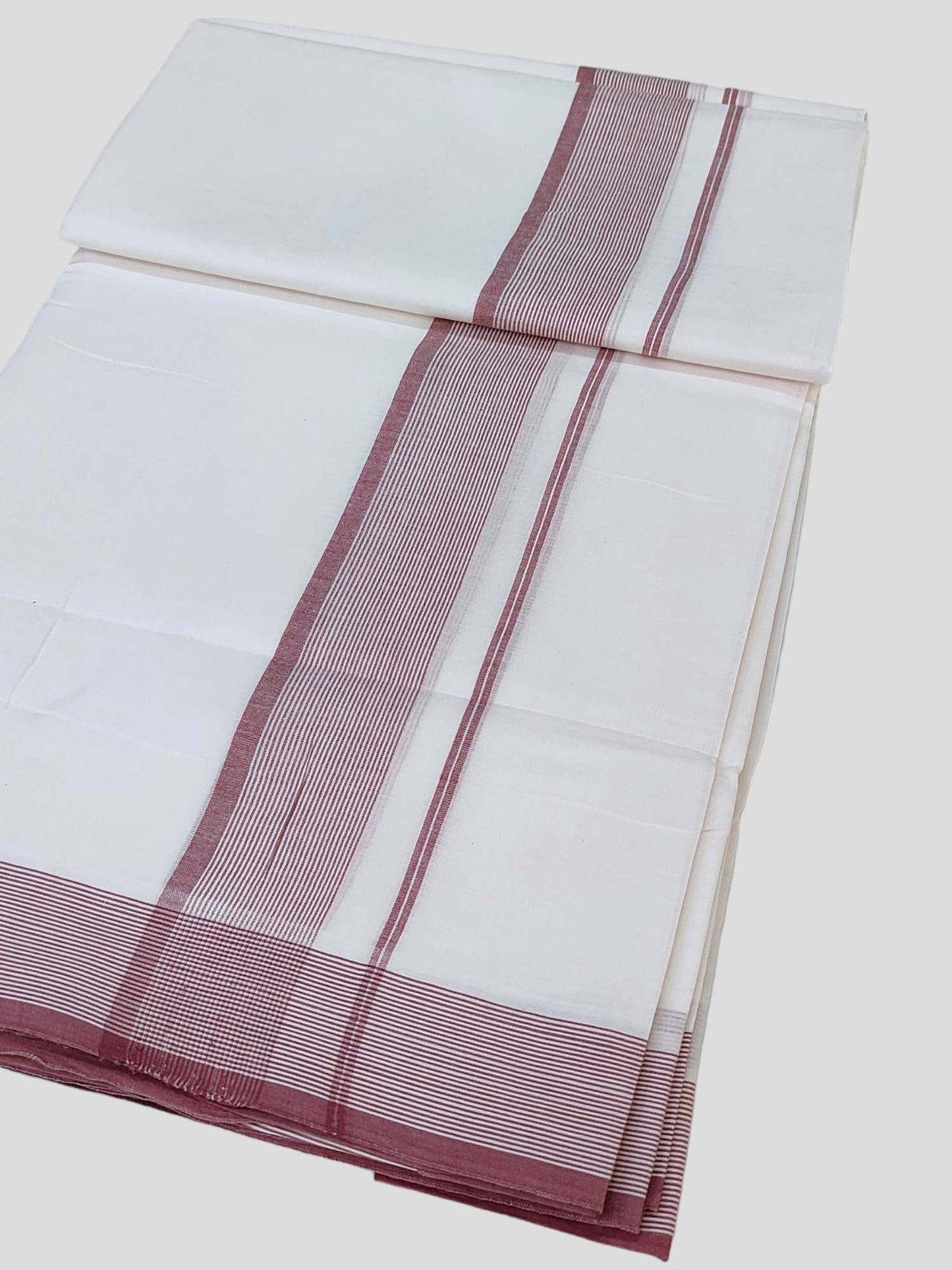 Cotton White Dhoti/Mundu for Men