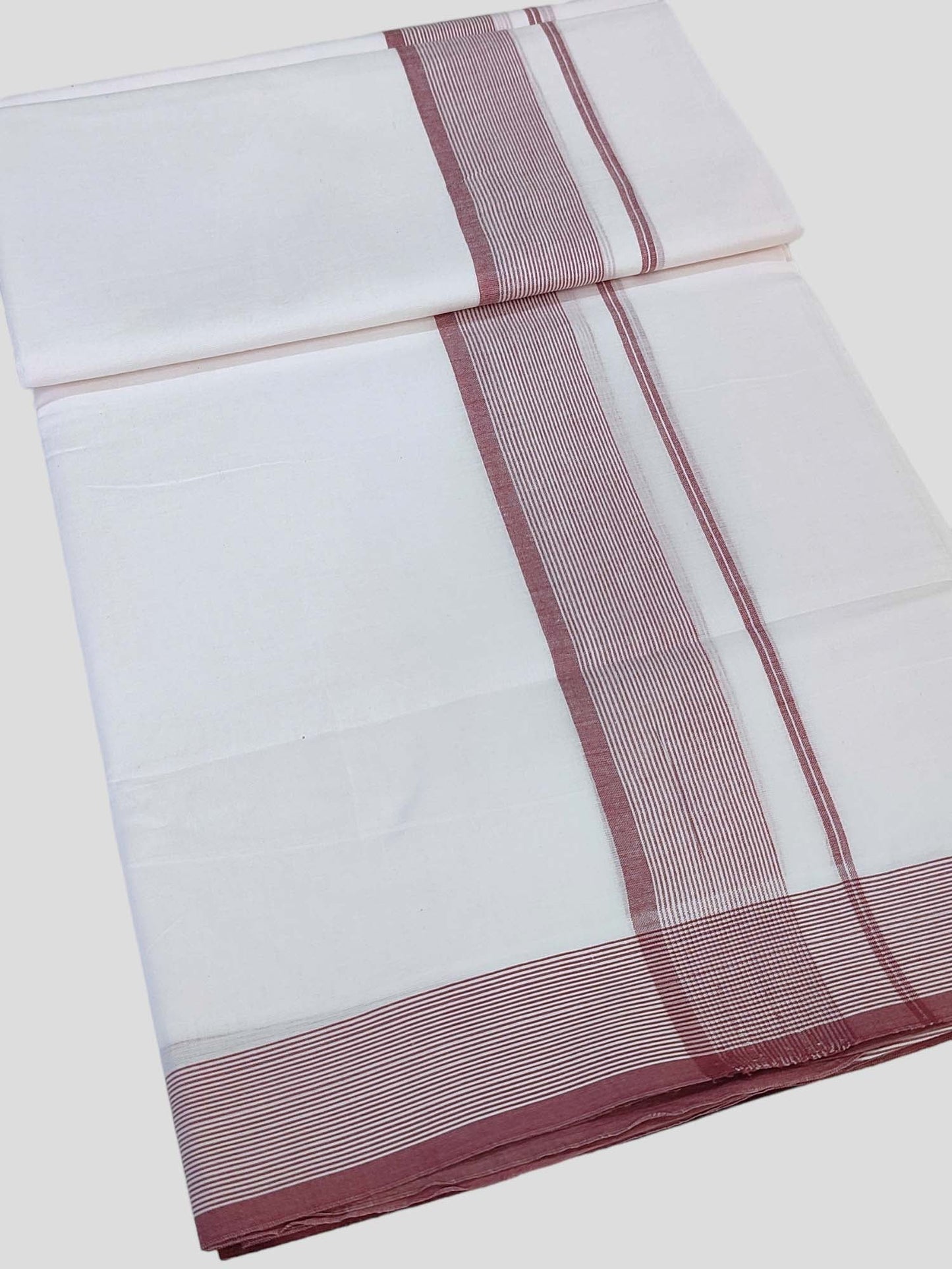 Cotton White Dhoti/Mundu for Men