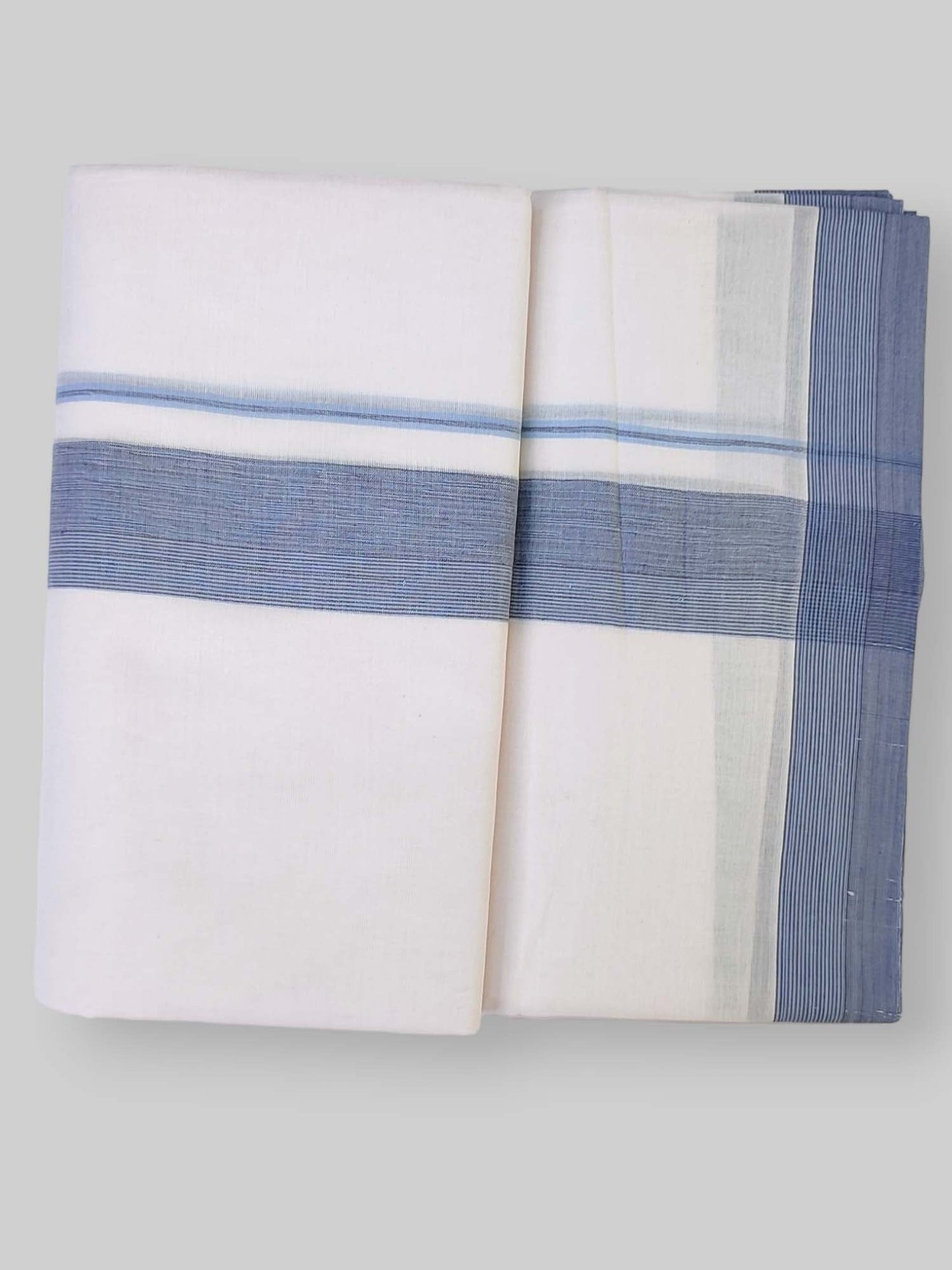 Cotton White Dhoti/Mundu for Men