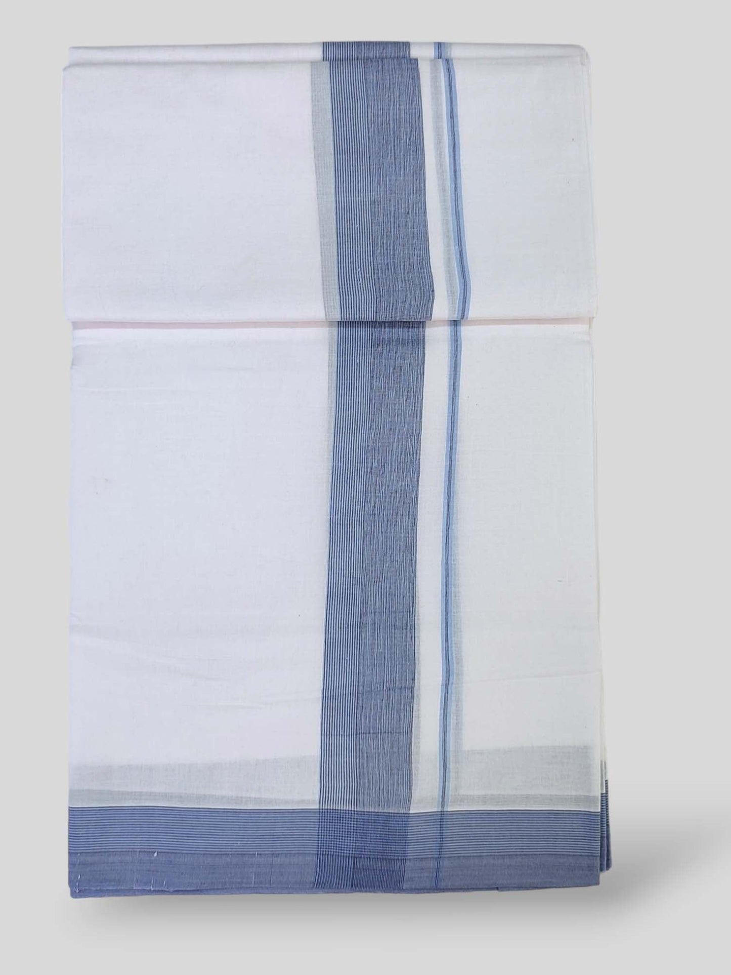 Cotton White Dhoti/Mundu for Men