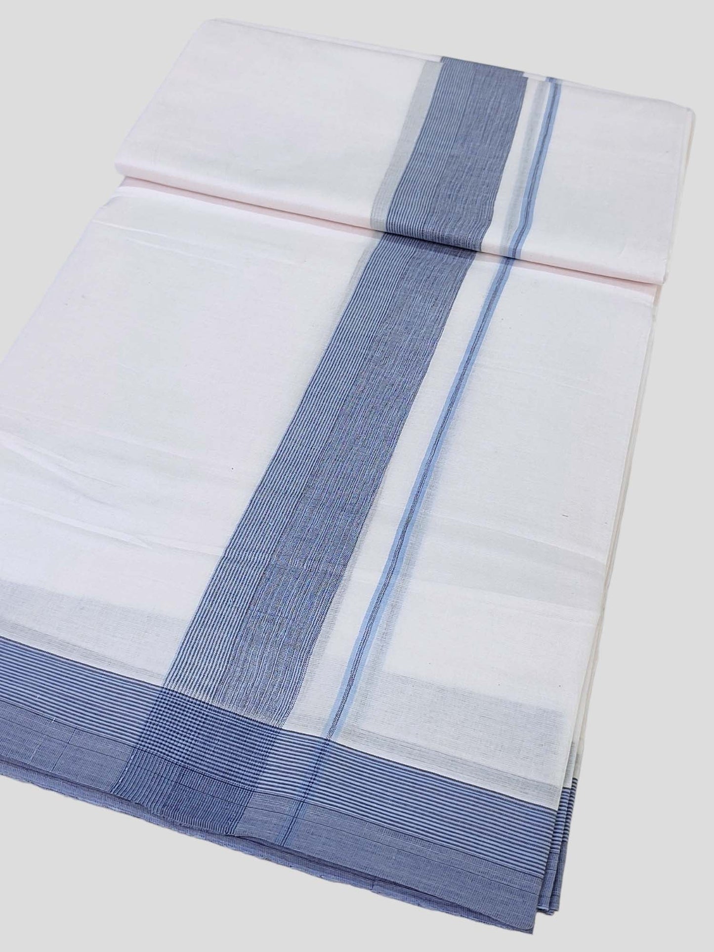 Cotton White Dhoti/Mundu for Men
