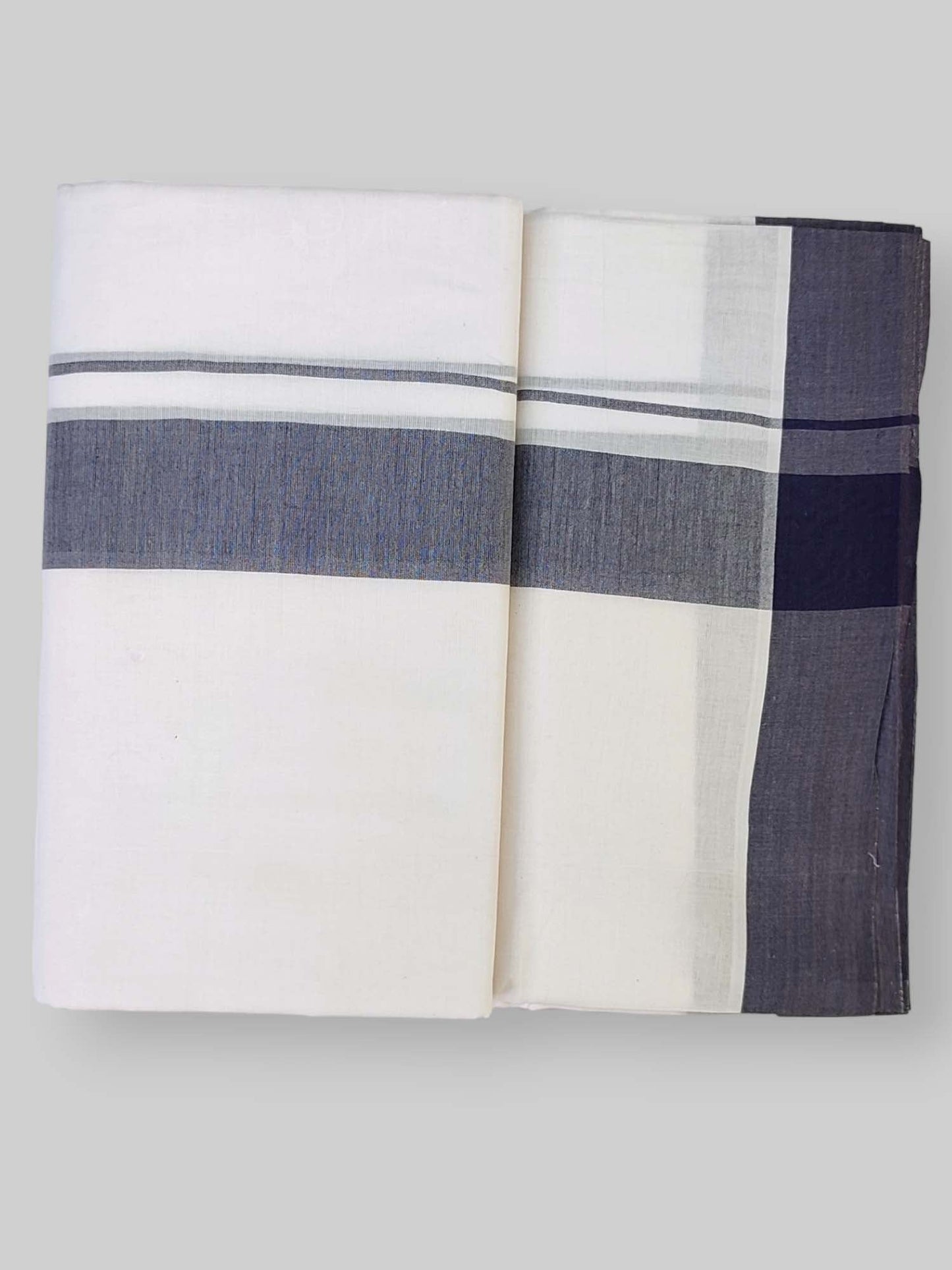 Cotton White Dhoti/Mundu for Men