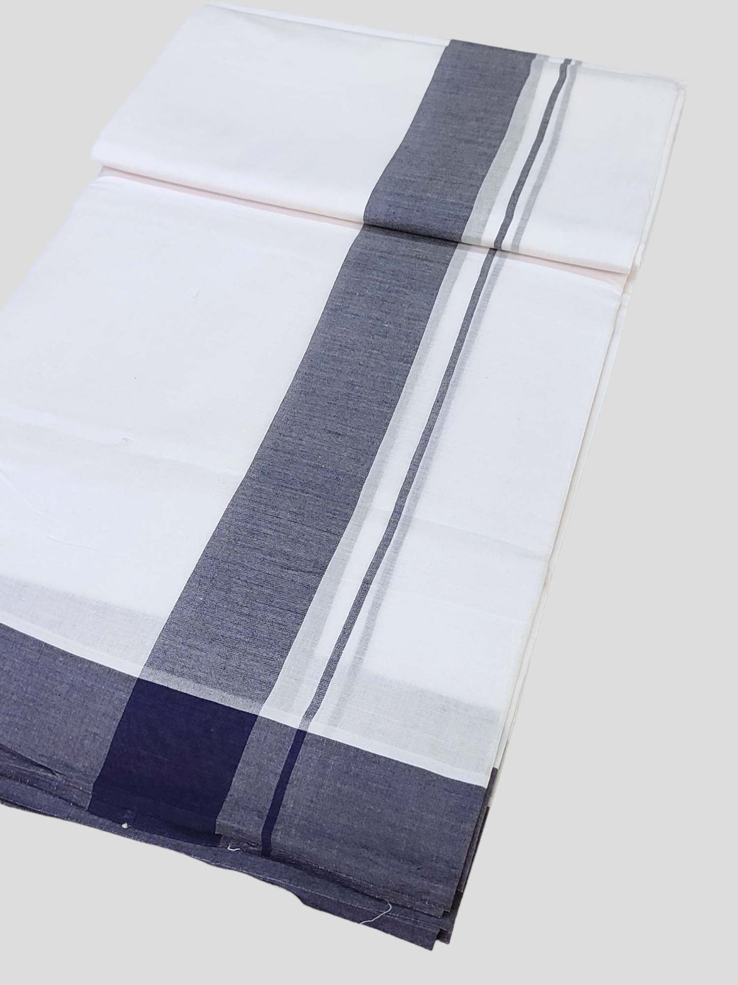 Cotton White Dhoti/Mundu for Men