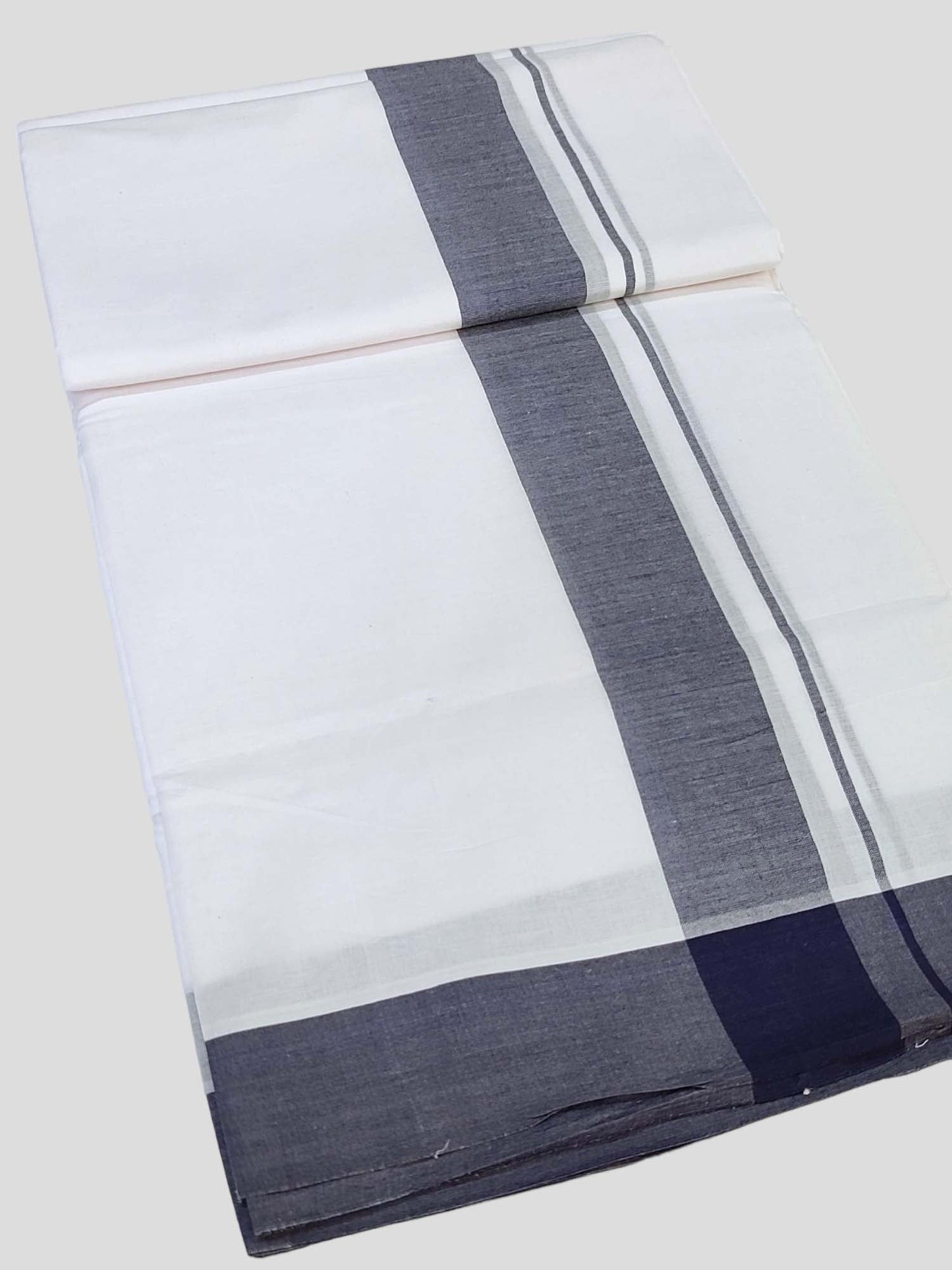 Cotton White Dhoti/Mundu for Men