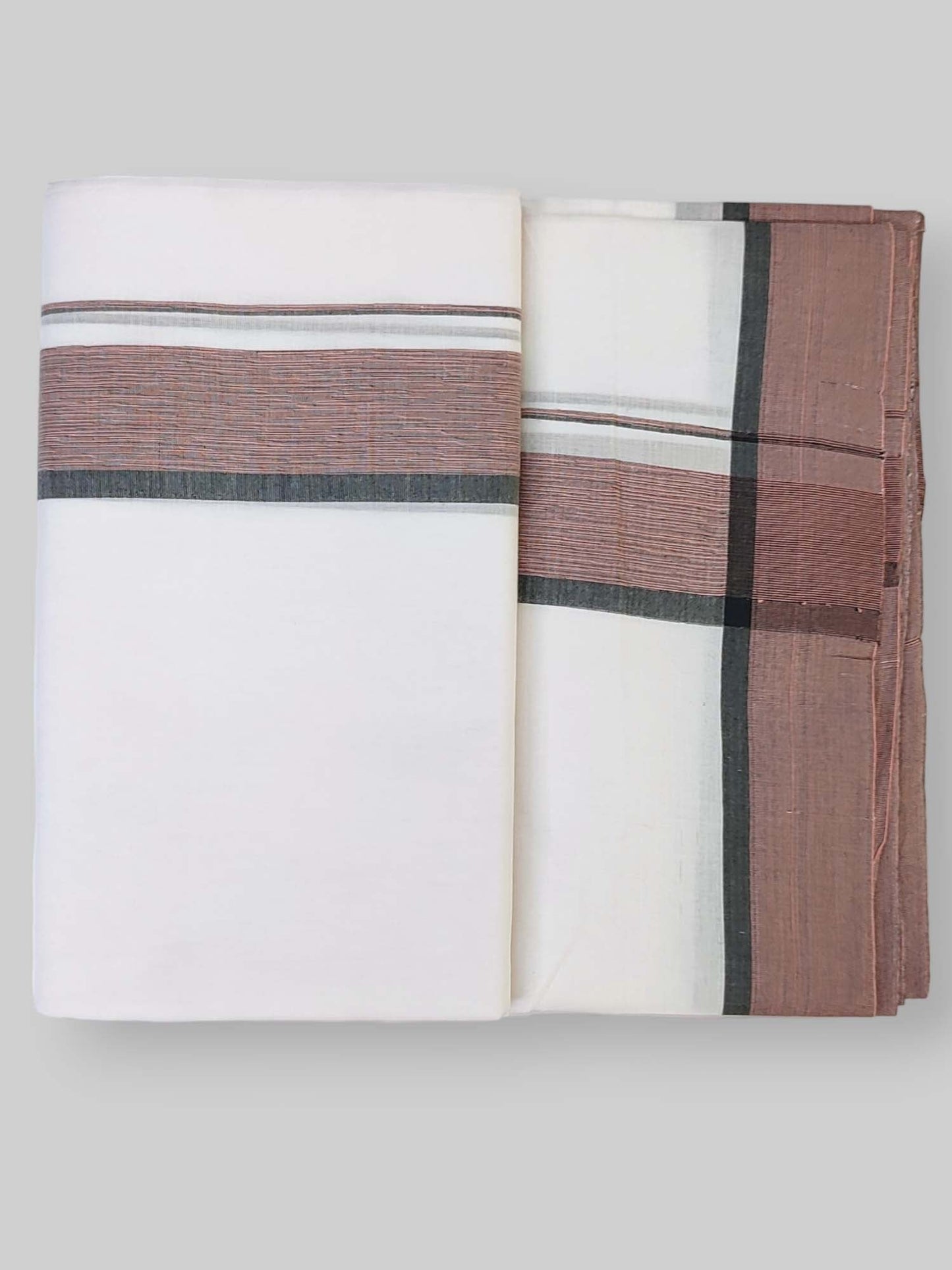 Cotton White Dhoti/Mundu for Men