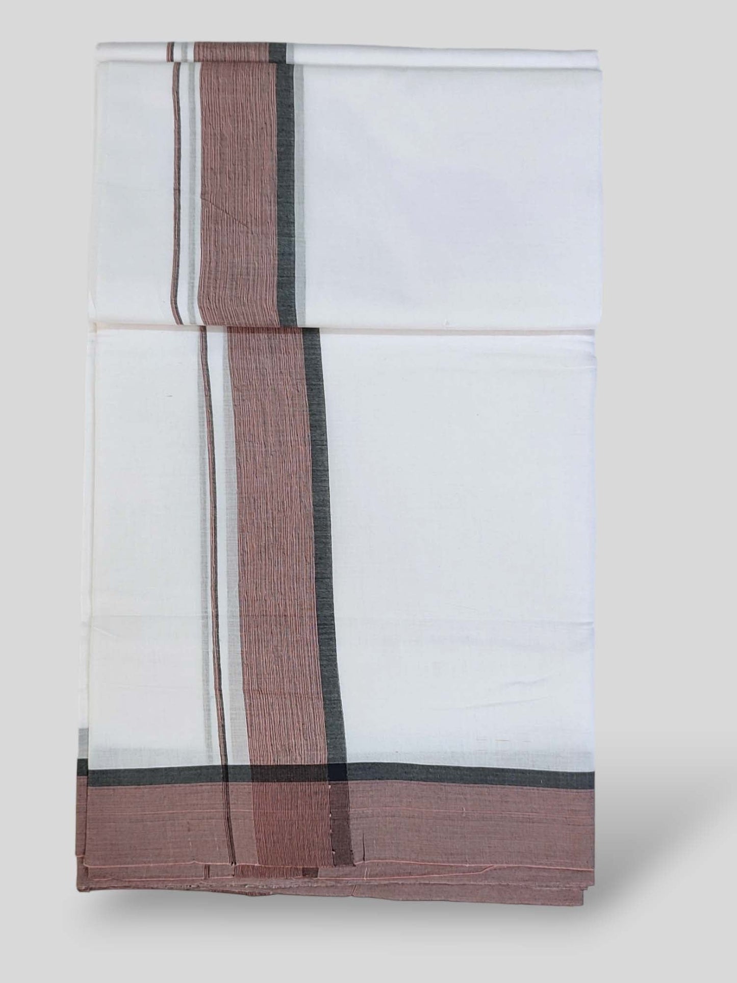 Cotton White Dhoti/Mundu for Men