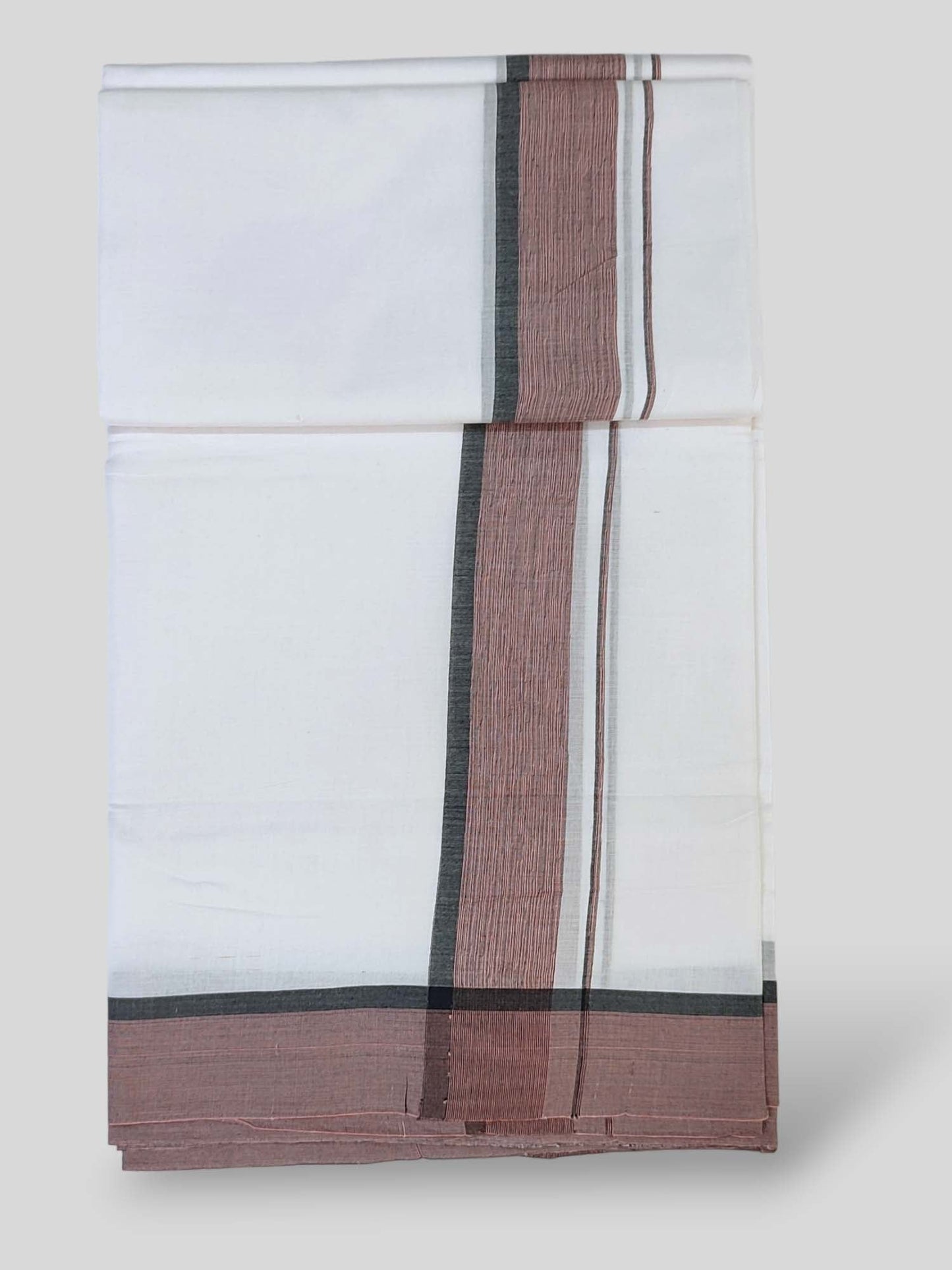 Cotton White Dhoti/Mundu for Men
