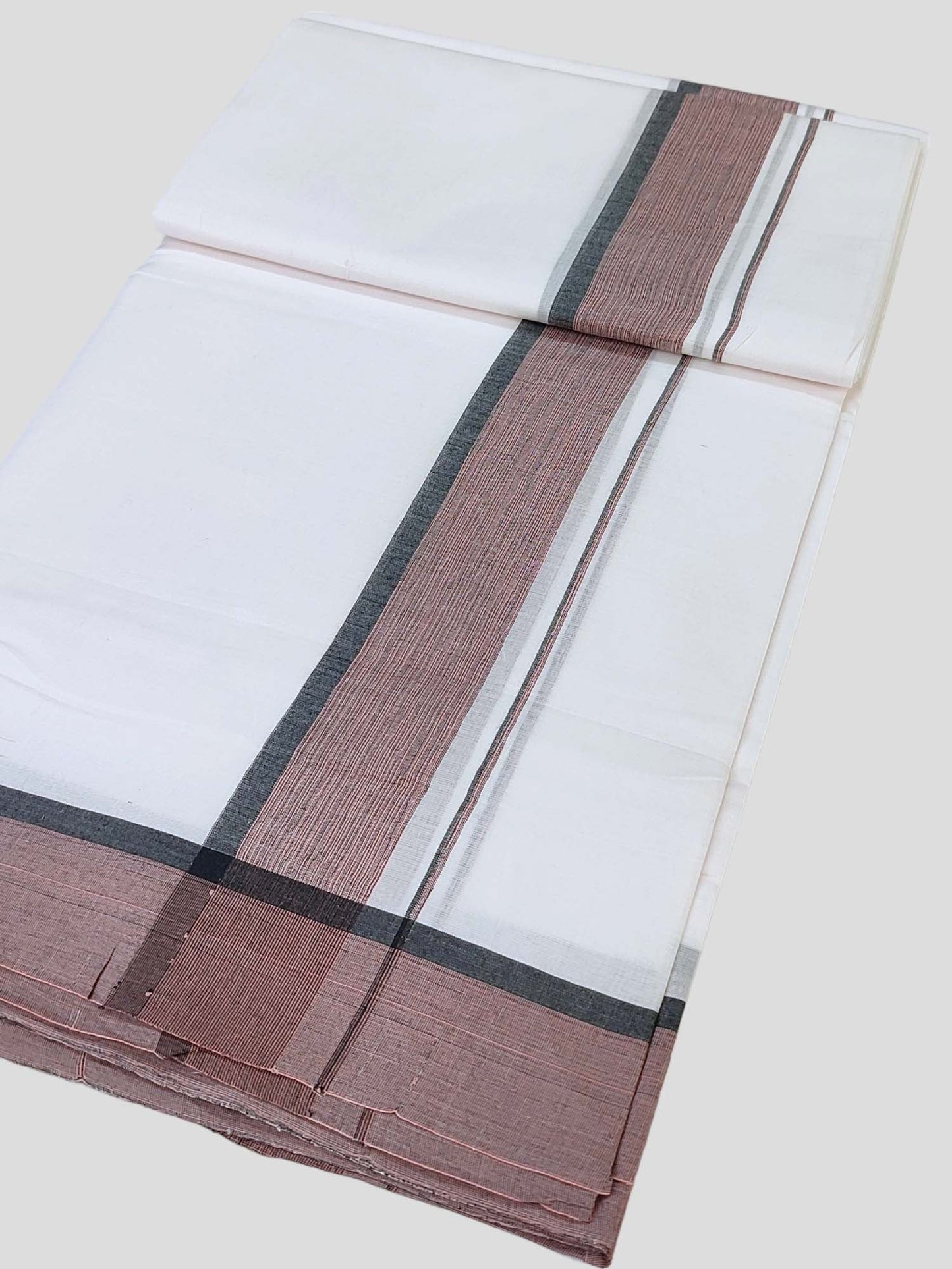 Cotton White Dhoti/Mundu for Men