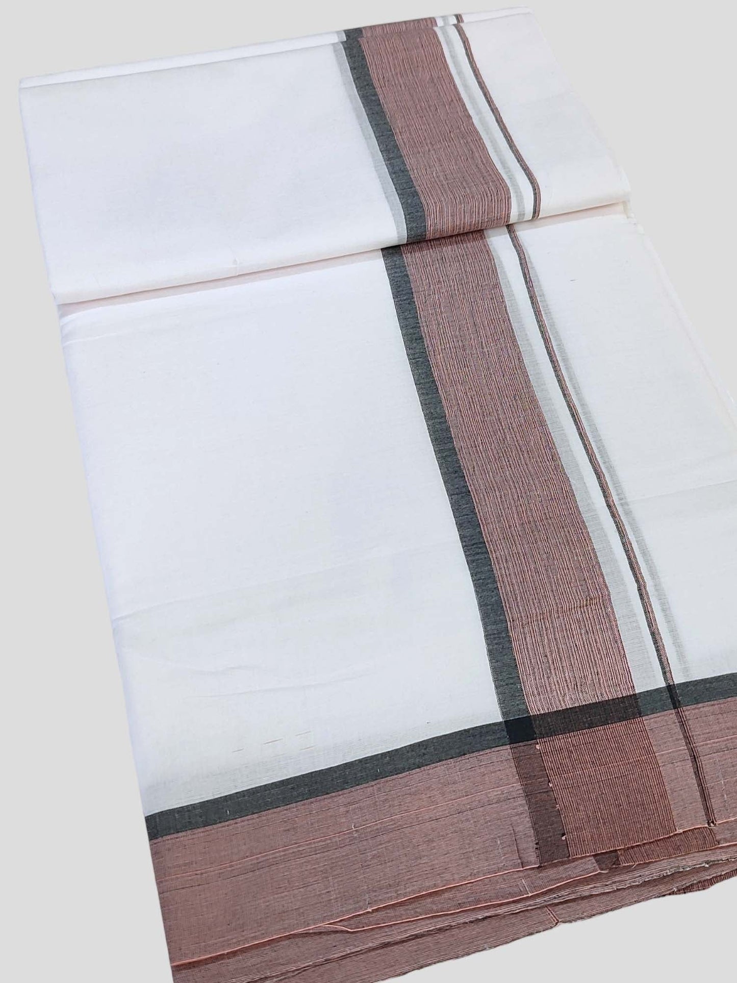 Cotton White Dhoti/Mundu for Men