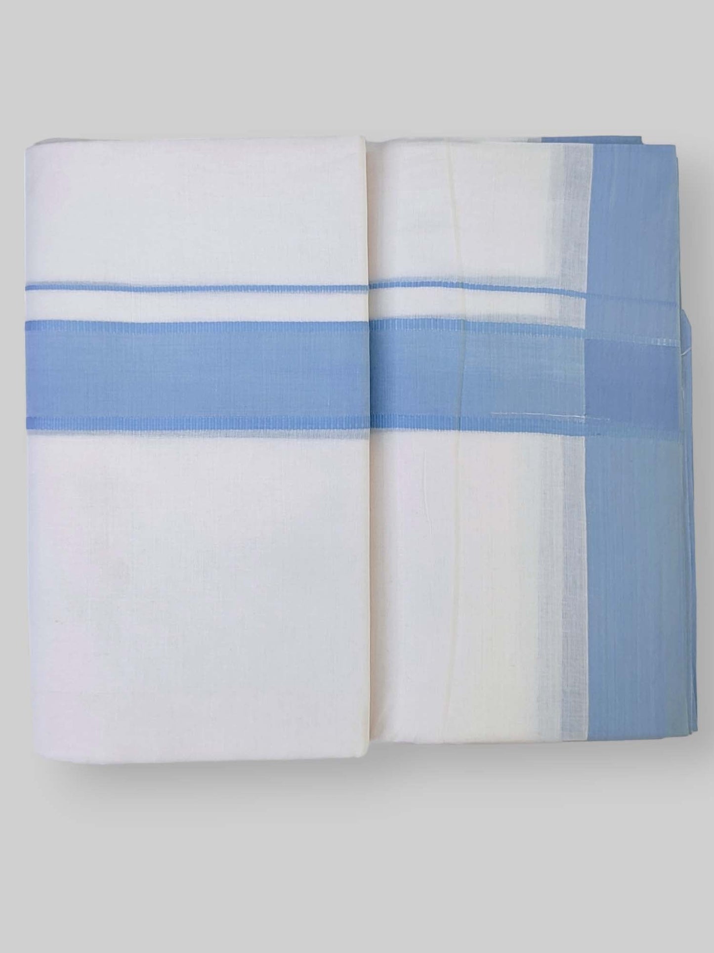 Cotton White Dhoti/Mundu for Men