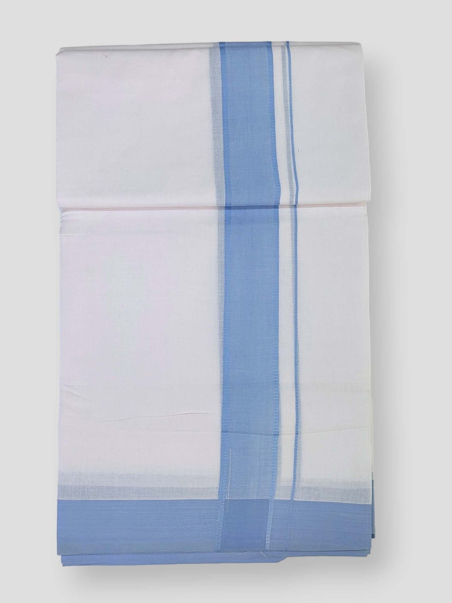 Cotton White Dhoti/Mundu for Men