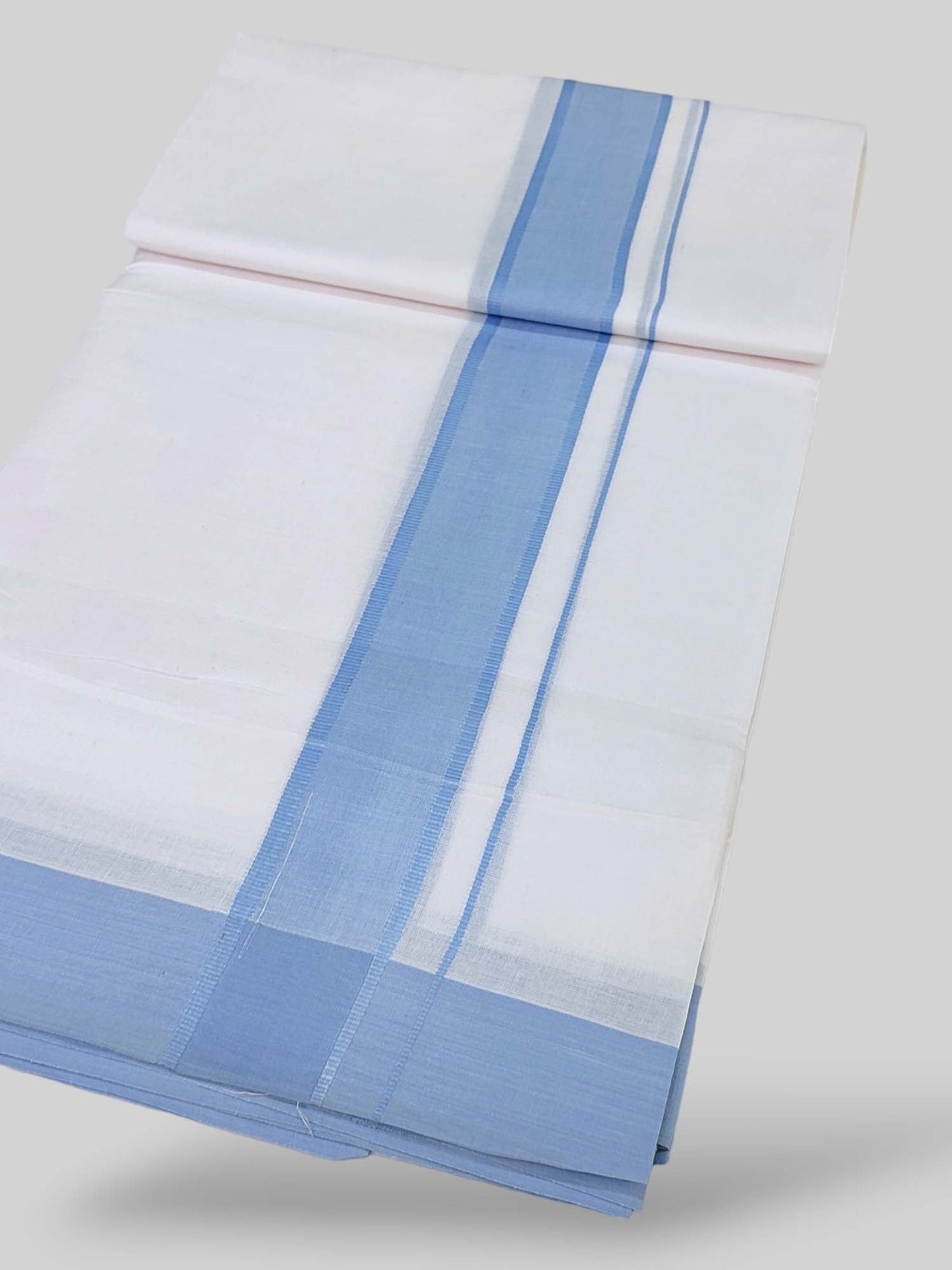 Cotton White Dhoti/Mundu for Men