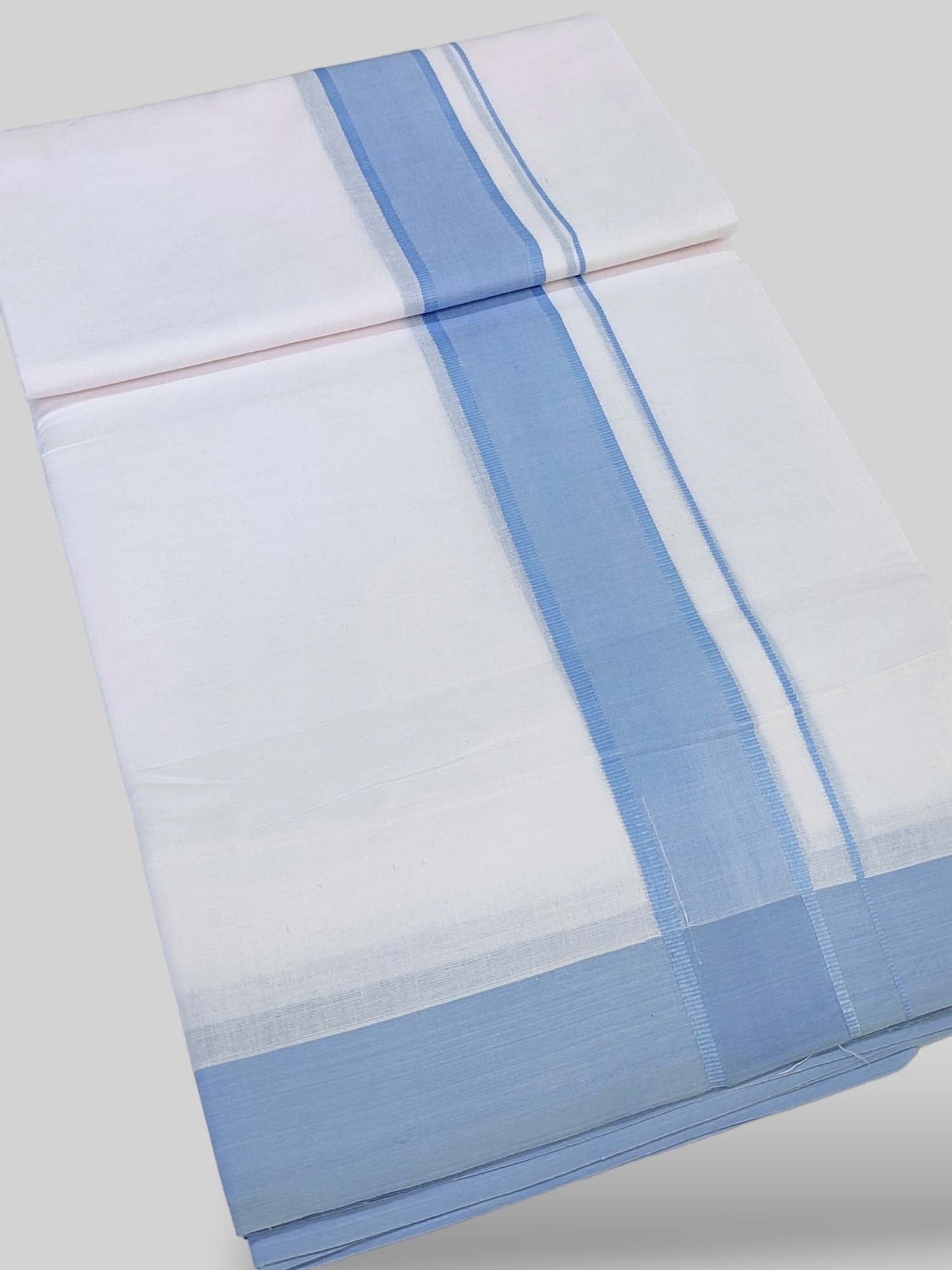 Cotton White Dhoti/Mundu for Men