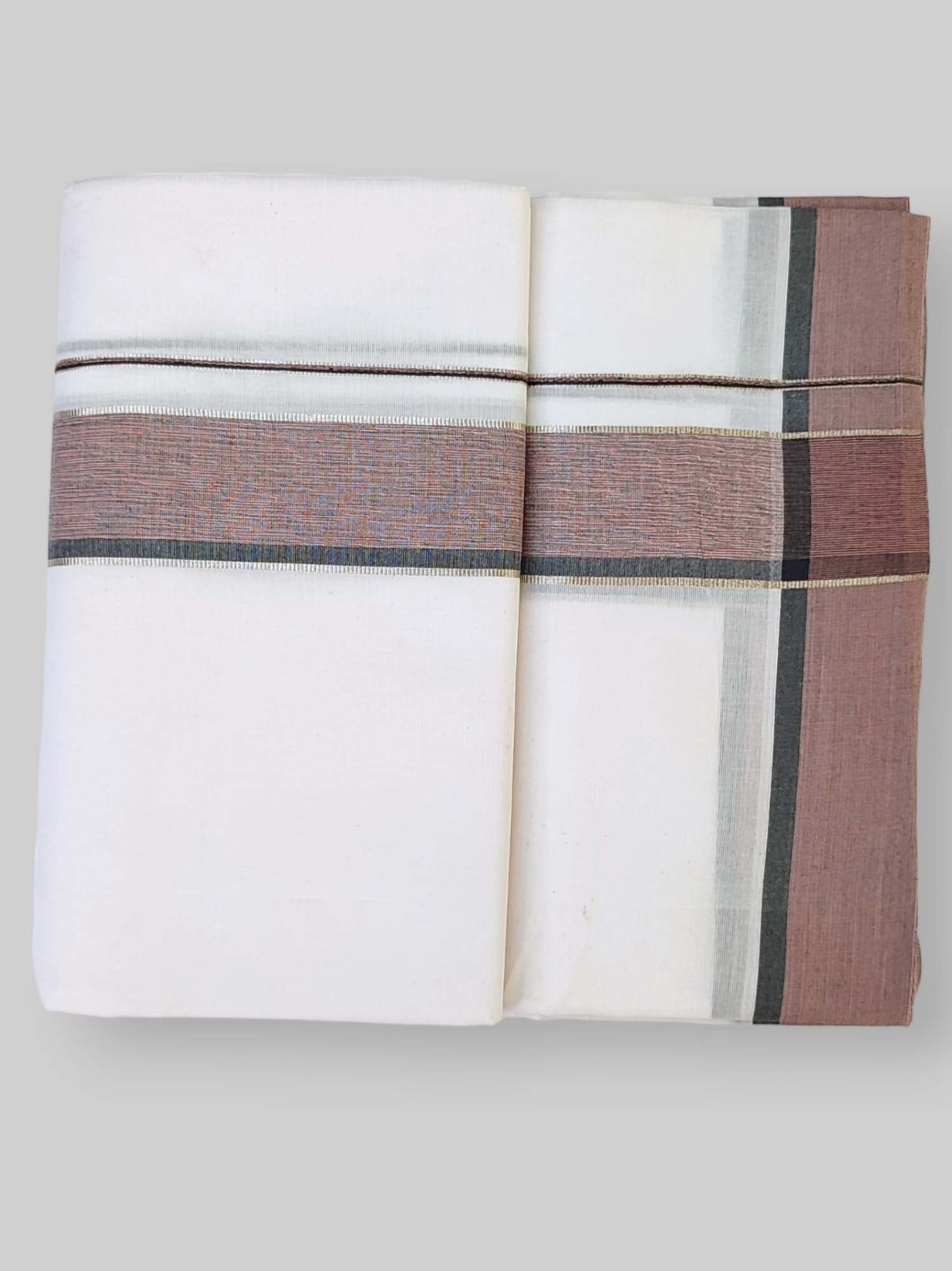 Cotton White Dhoti/Mundu for Men