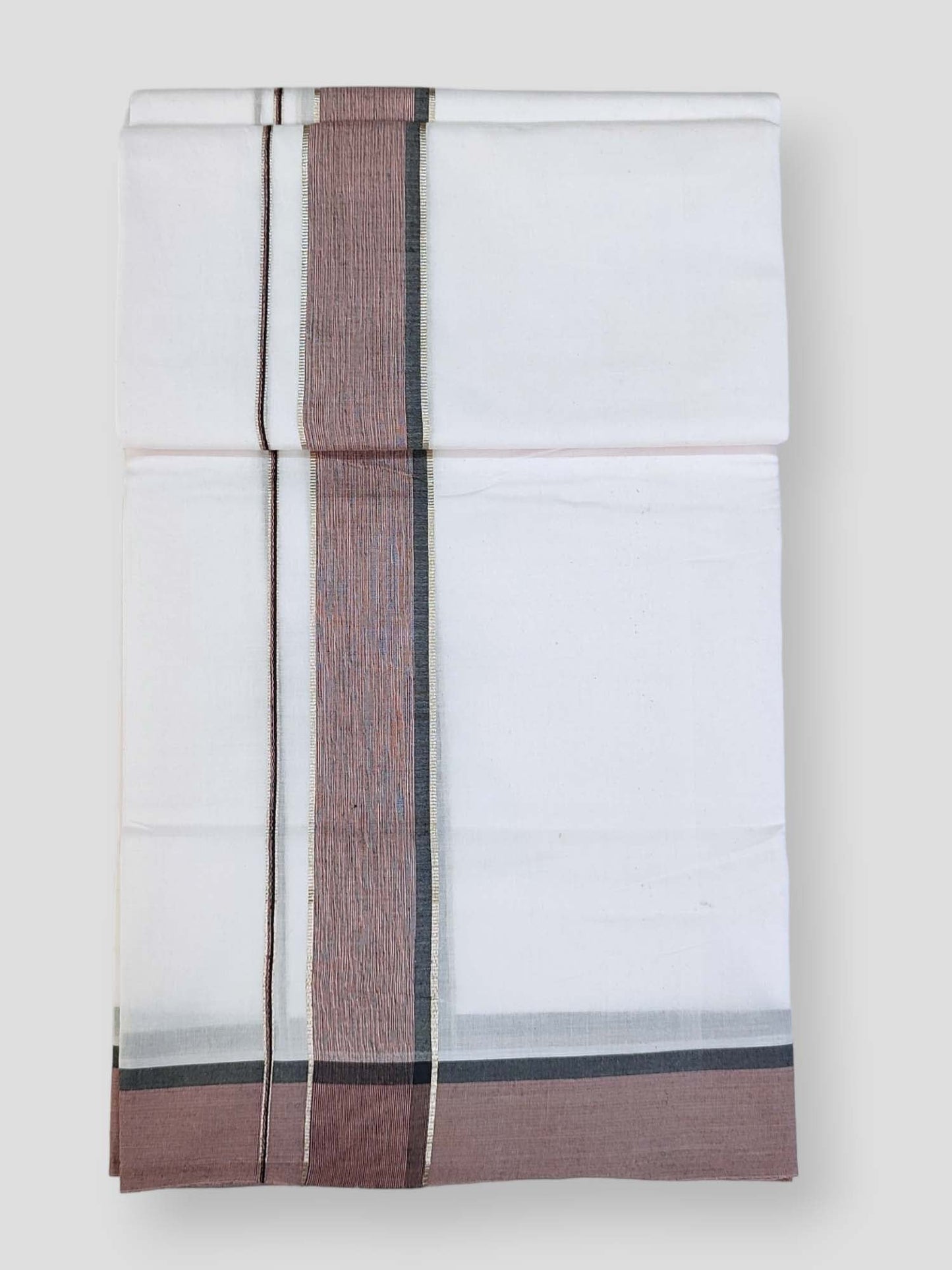 Cotton White Dhoti/Mundu for Men