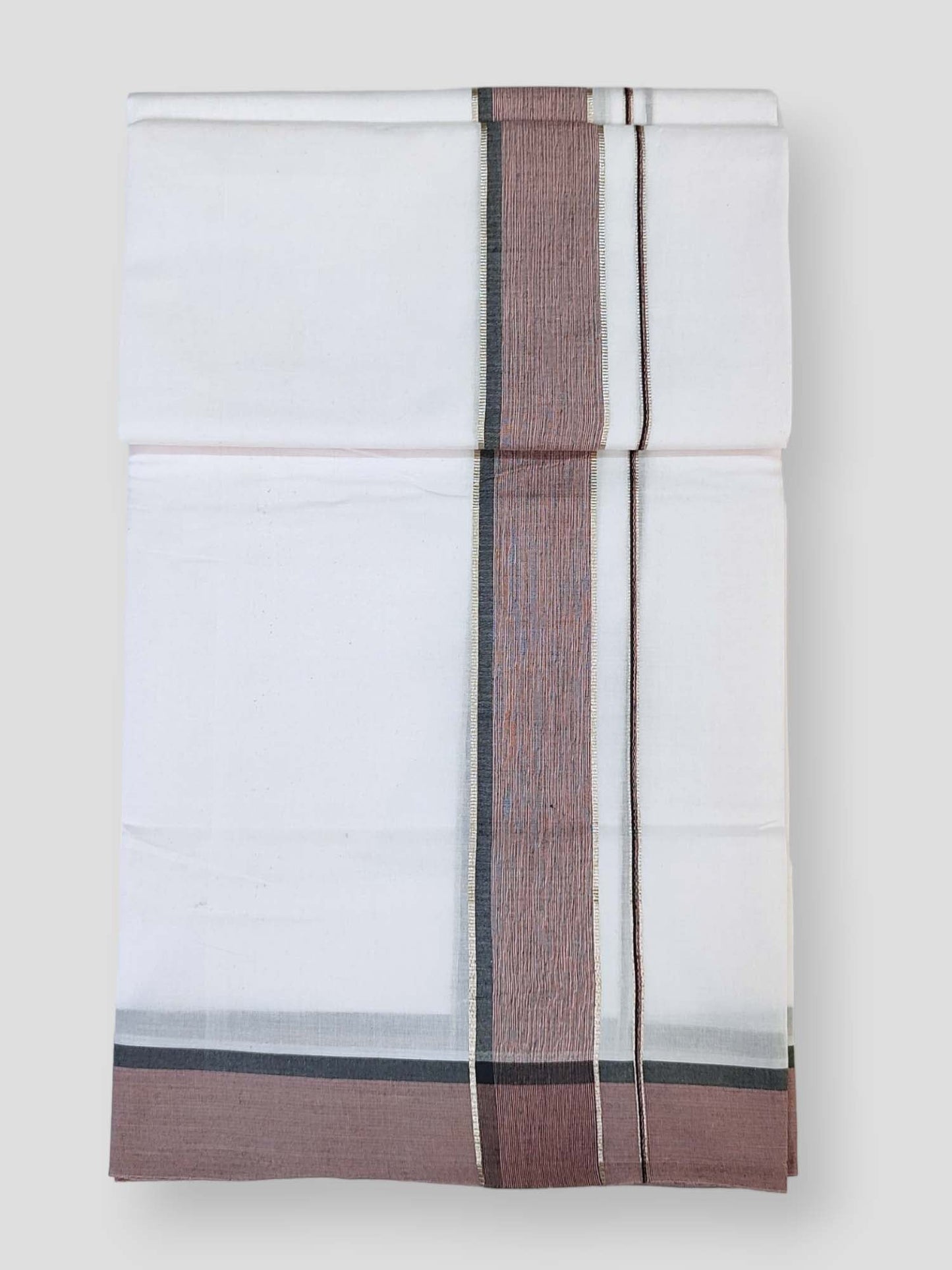 Cotton White Dhoti/Mundu for Men