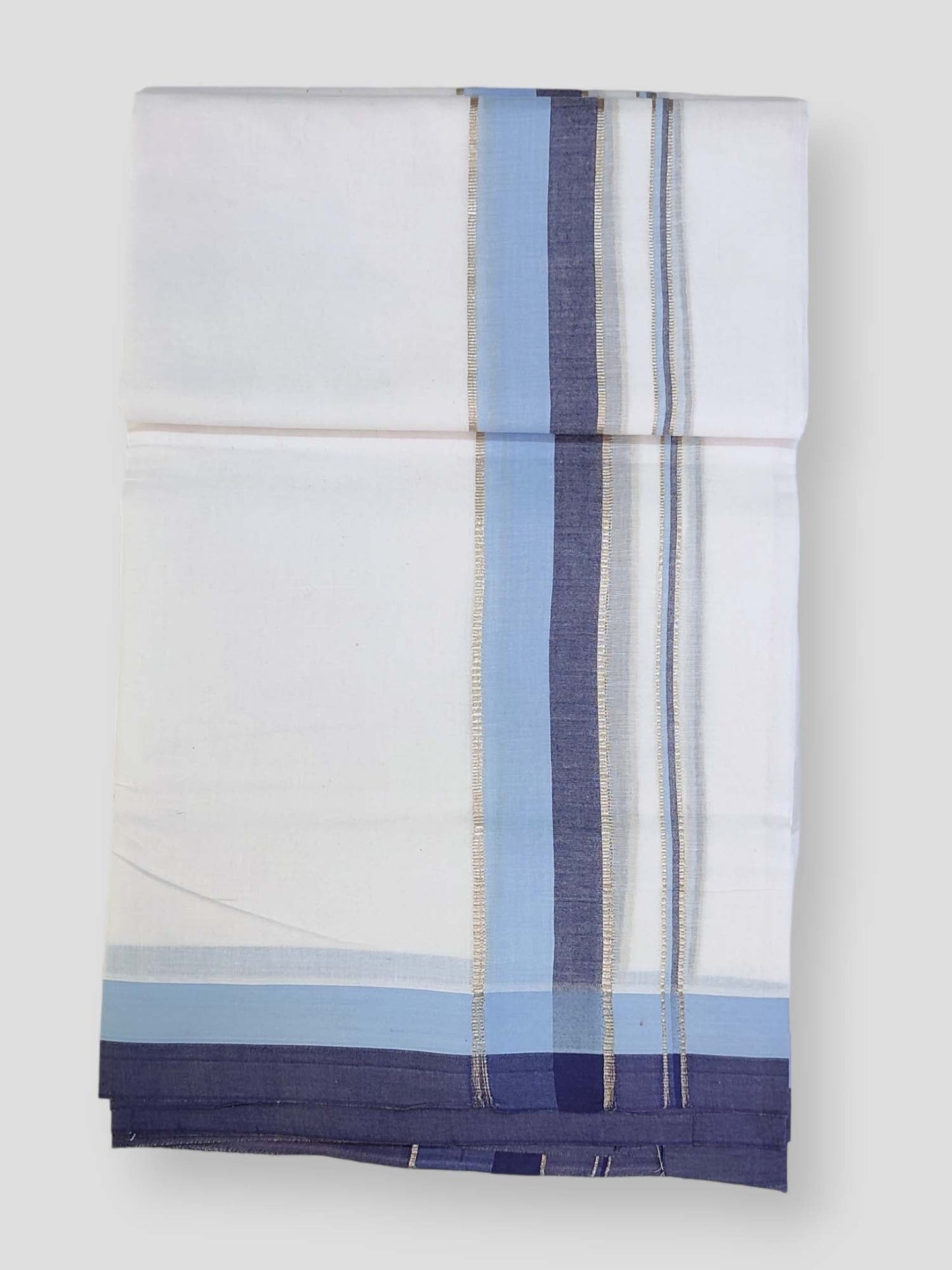 Cotton White Dhoti/Mundu for Men