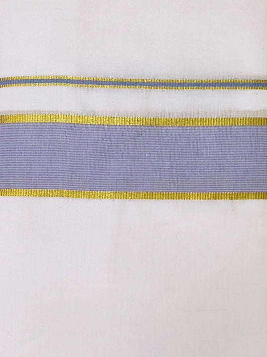 Cotton White Dhoti/Mundu for Men