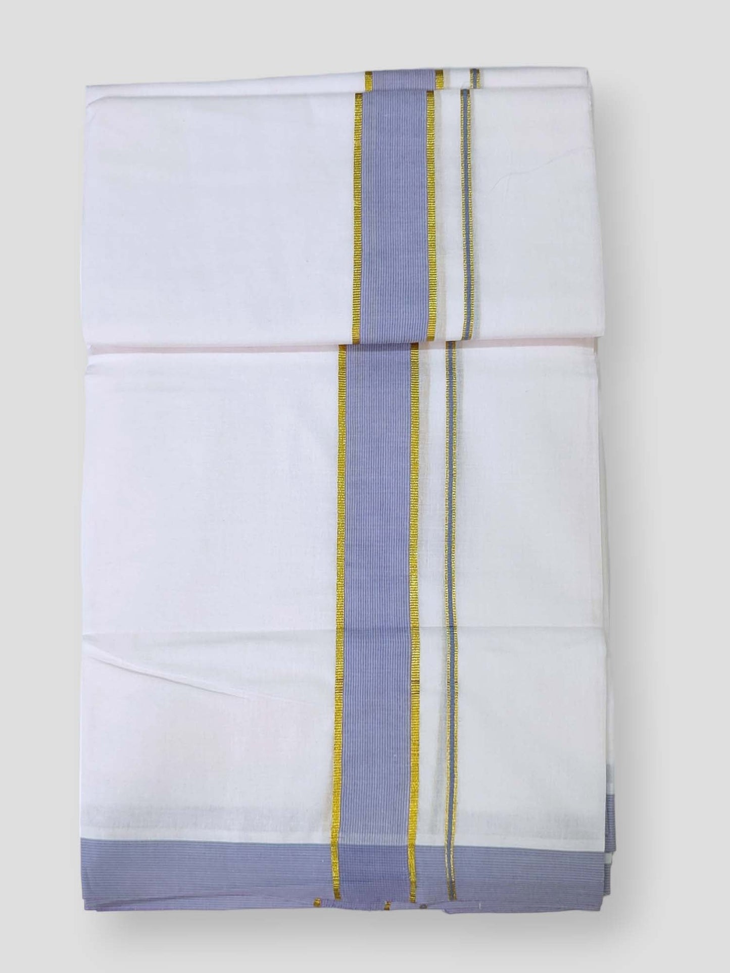 Cotton White Dhoti/Mundu for Men