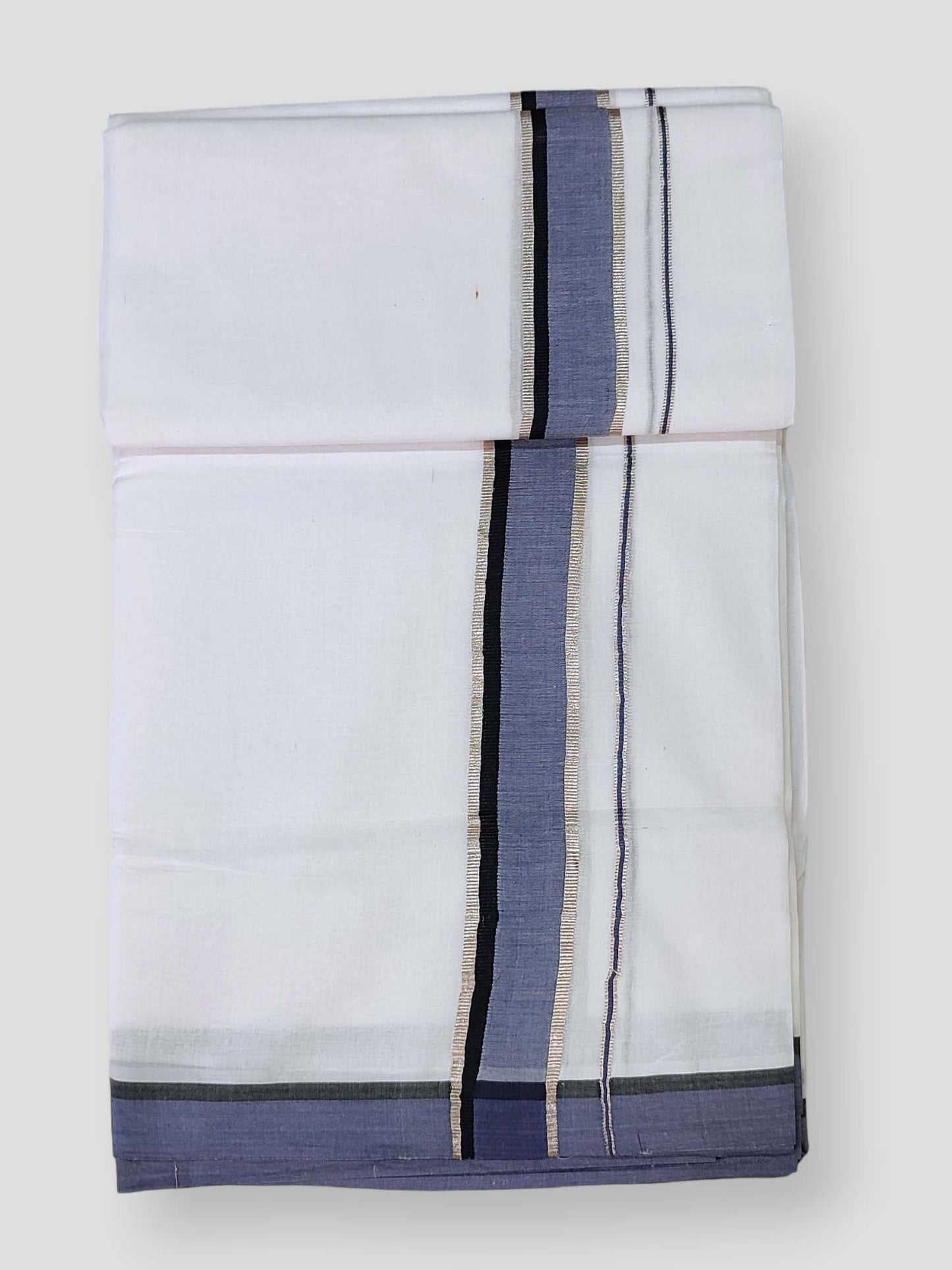 Cotton White Dhoti/Mundu for Men