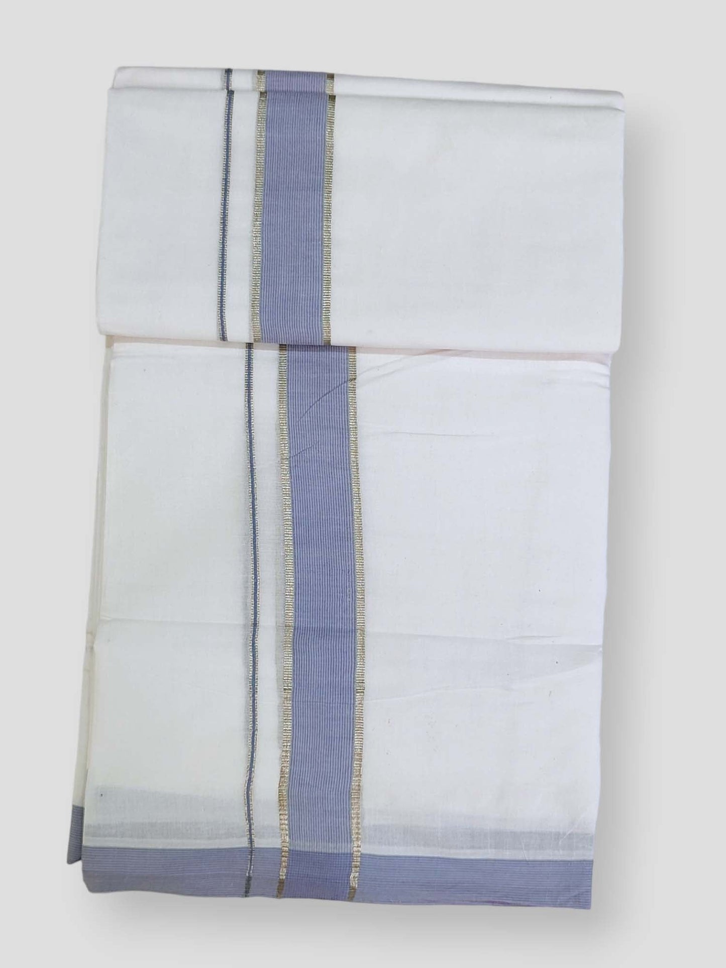 Cotton White Dhoti/Mundu for Men
