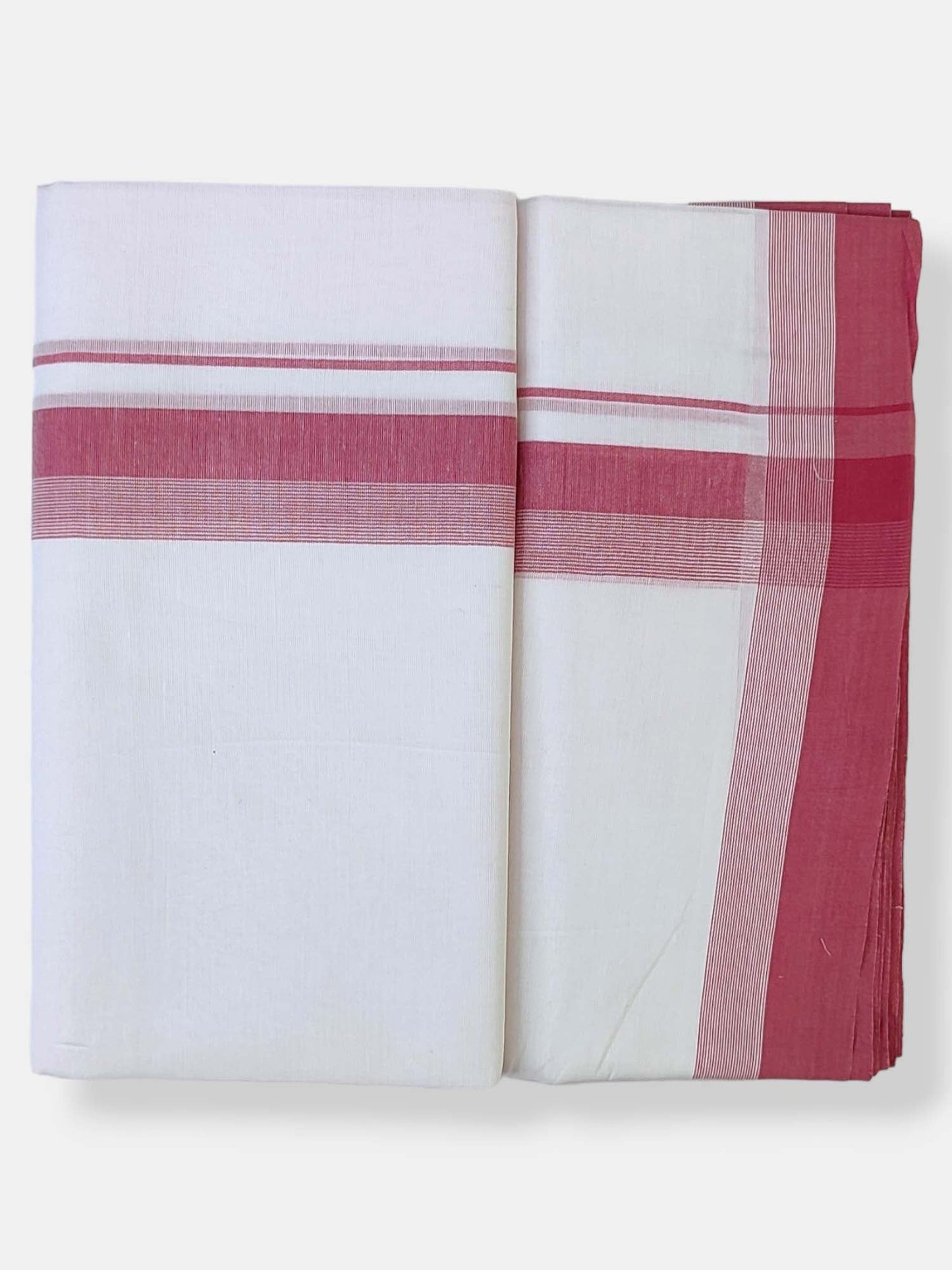 Cotton White Dhoti/Mundu for Men