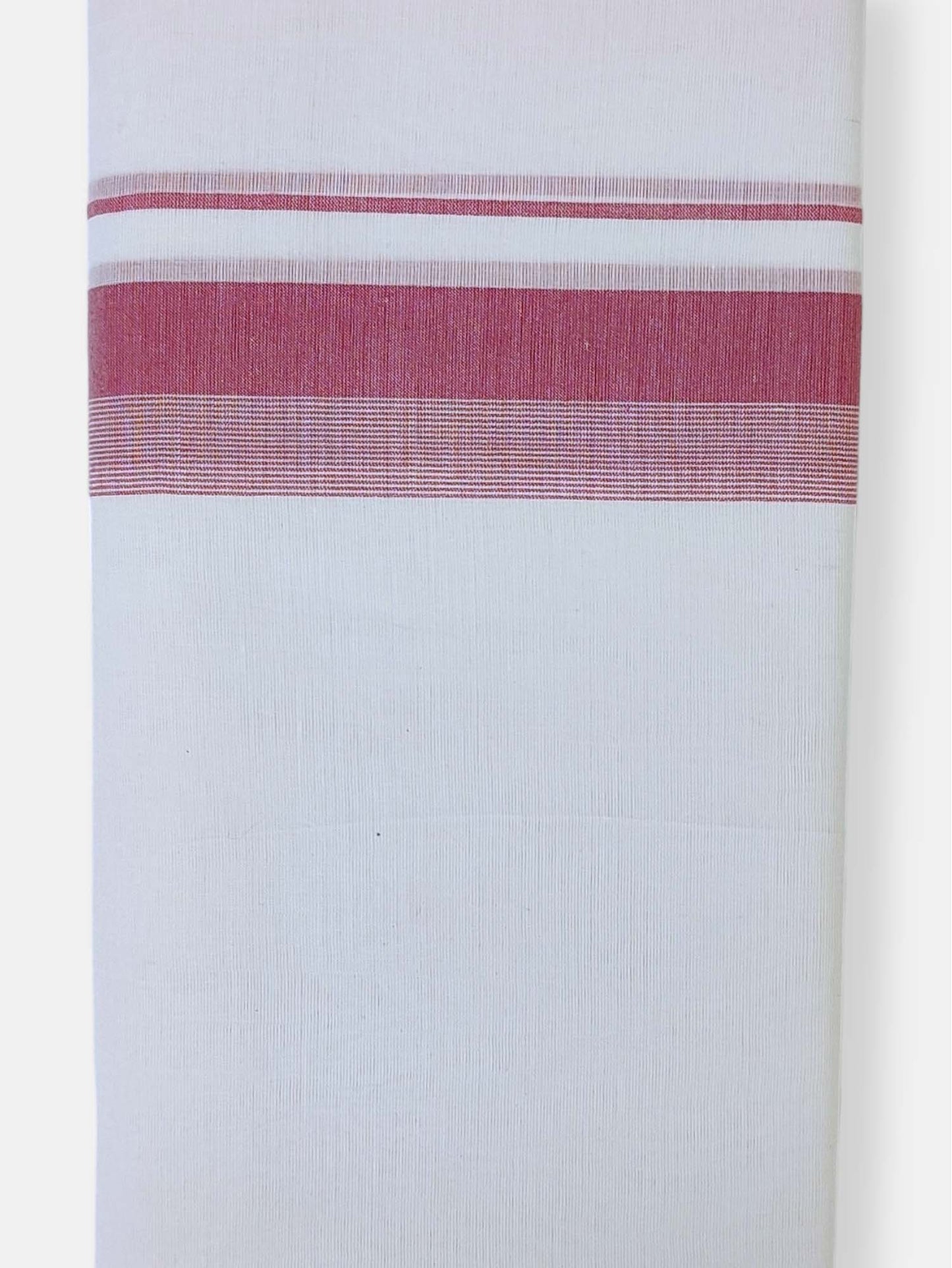 Cotton White Dhoti/Mundu for Men