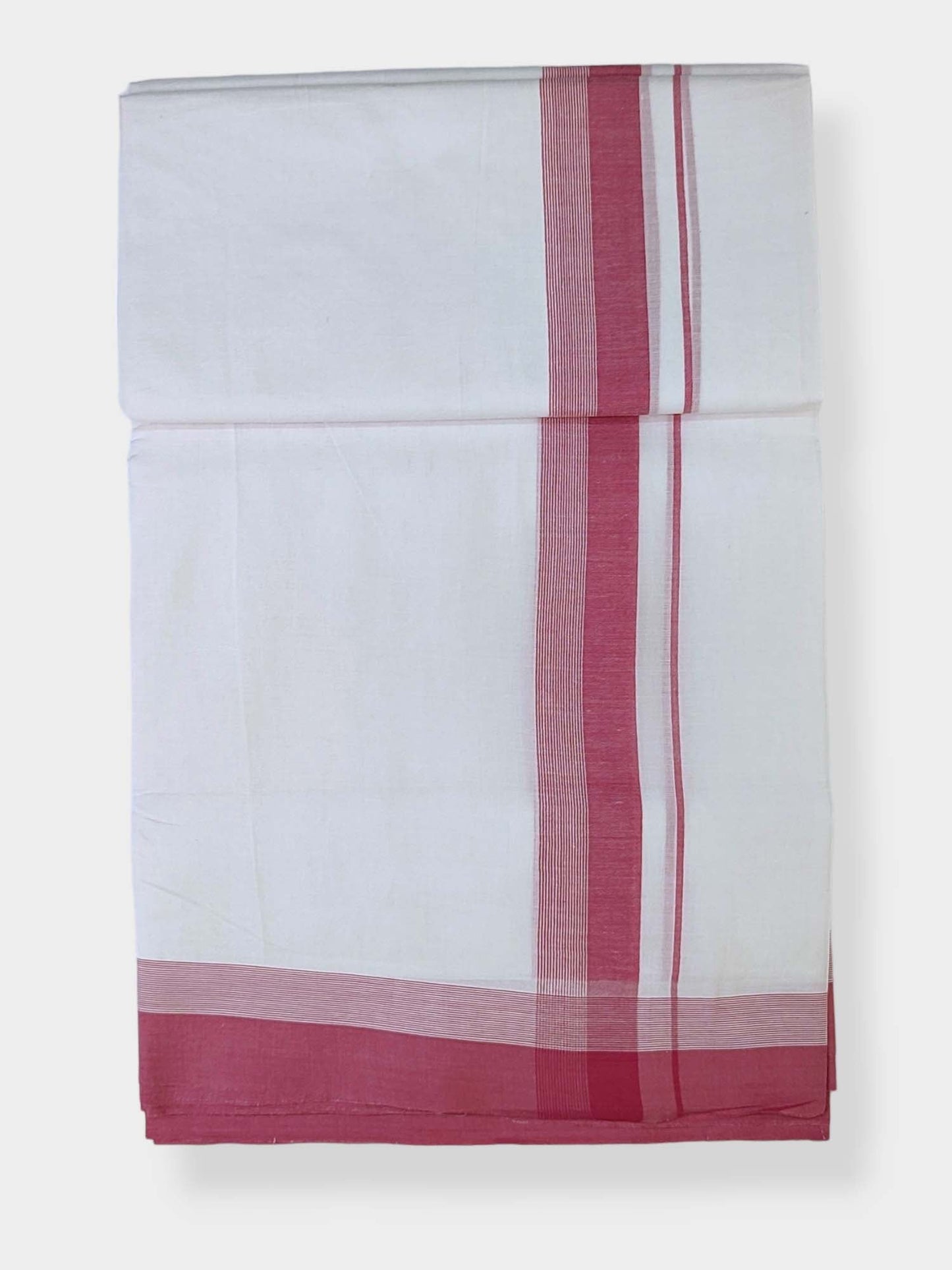 Cotton White Dhoti/Mundu for Men
