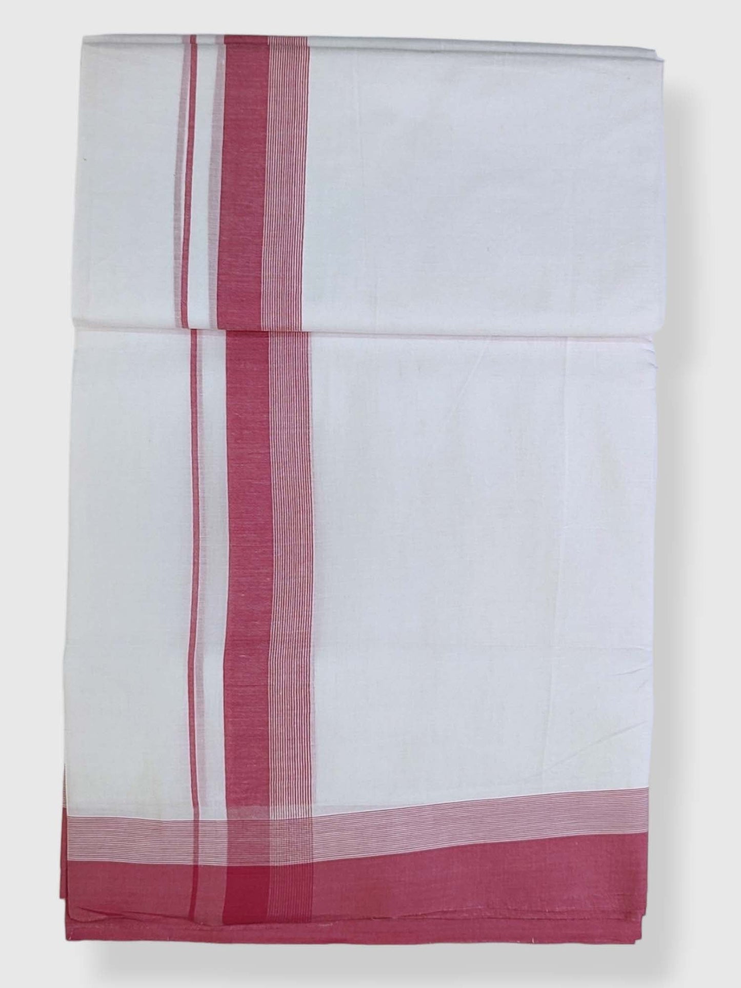 Cotton White Dhoti/Mundu for Men