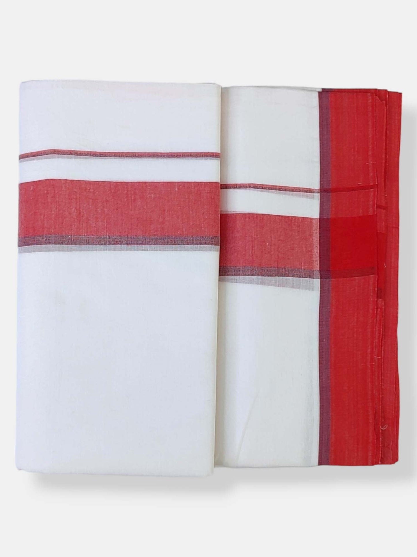 Cotton White Dhoti/Mundu for Men