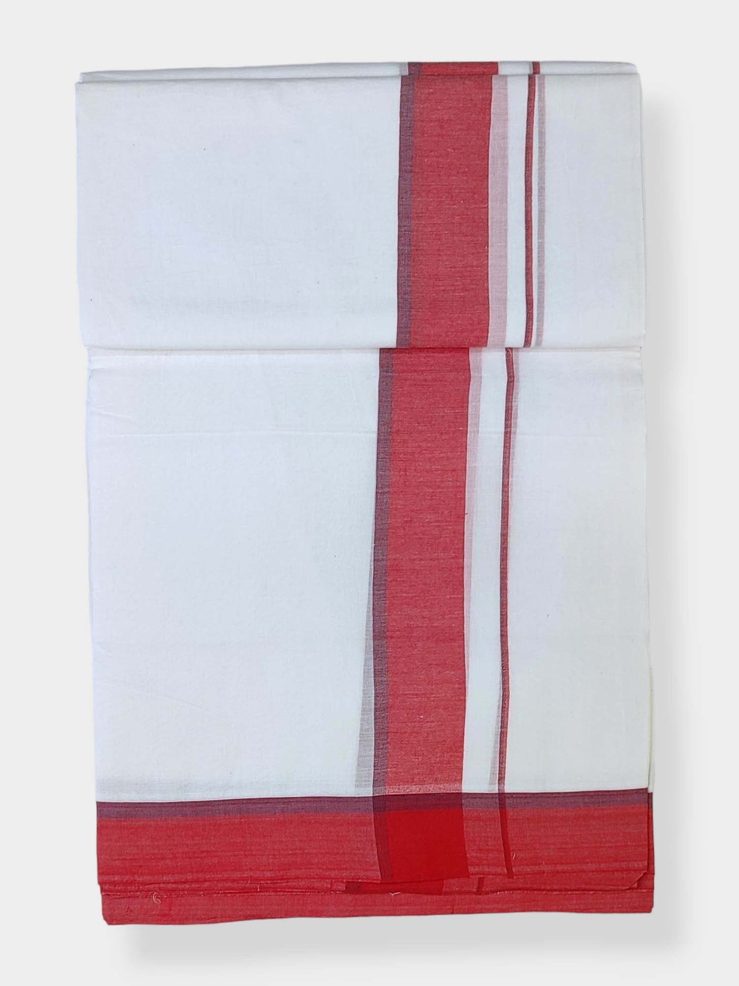 Cotton White Dhoti/Mundu for Men