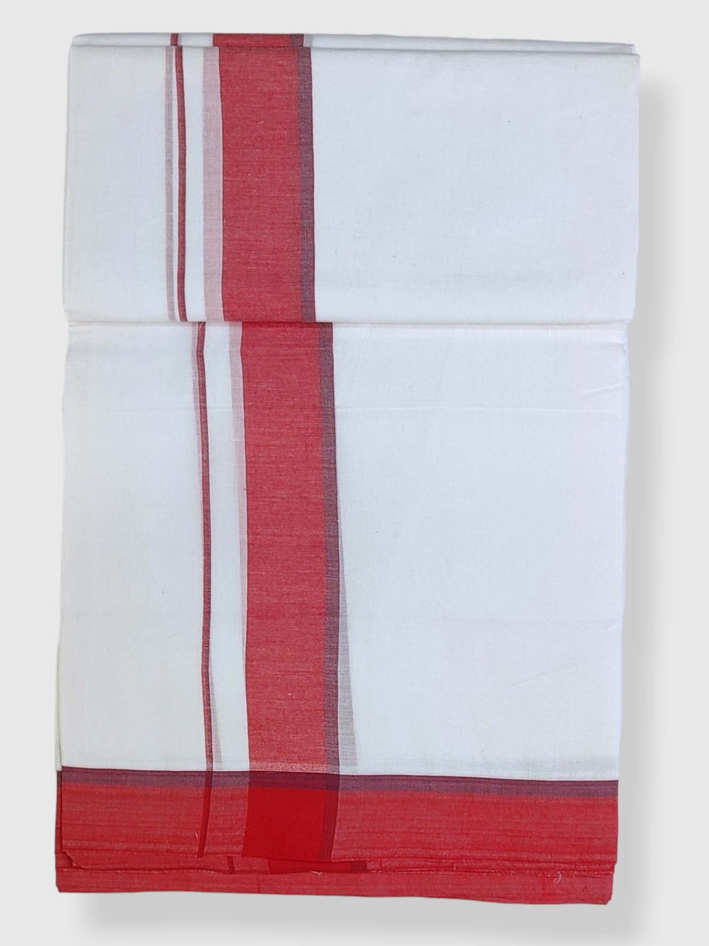 Cotton White Dhoti/Mundu for Men