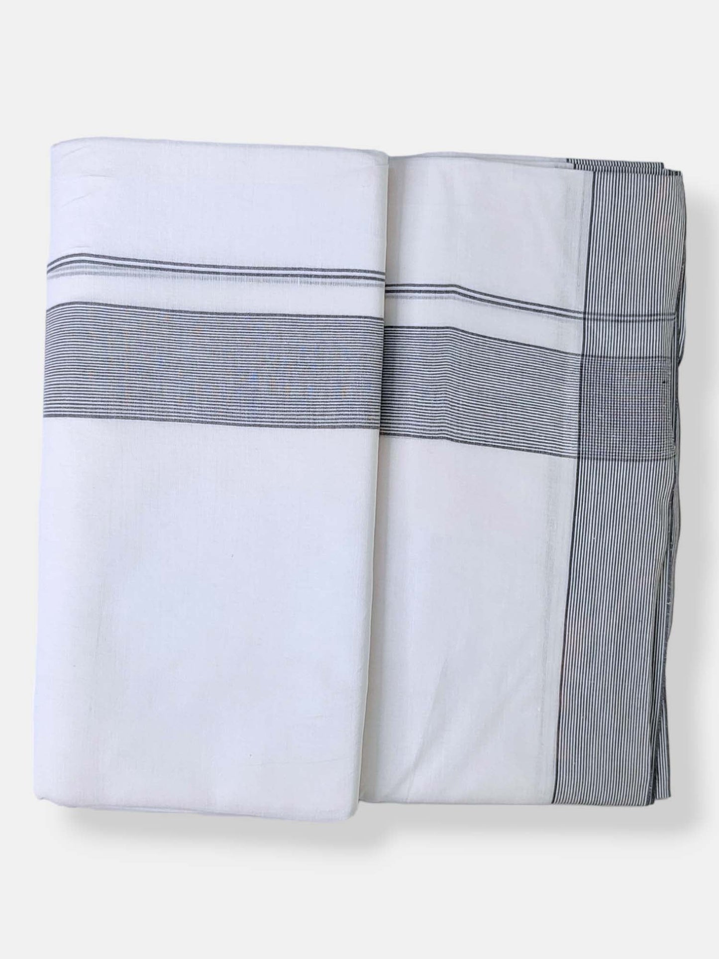 Cotton White Dhoti/Mundu for Men