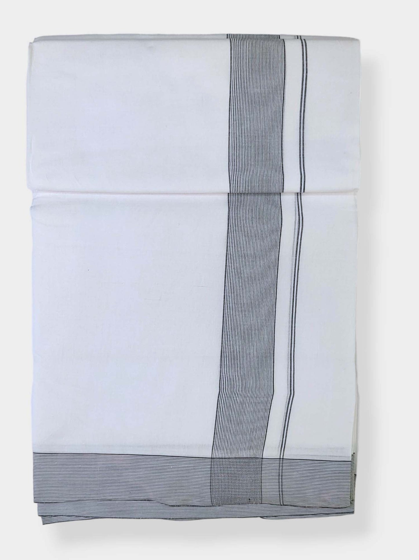 Cotton White Dhoti/Mundu for Men