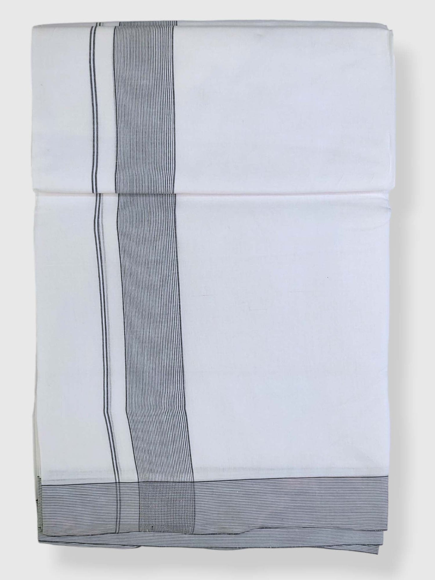 Cotton White Dhoti/Mundu for Men