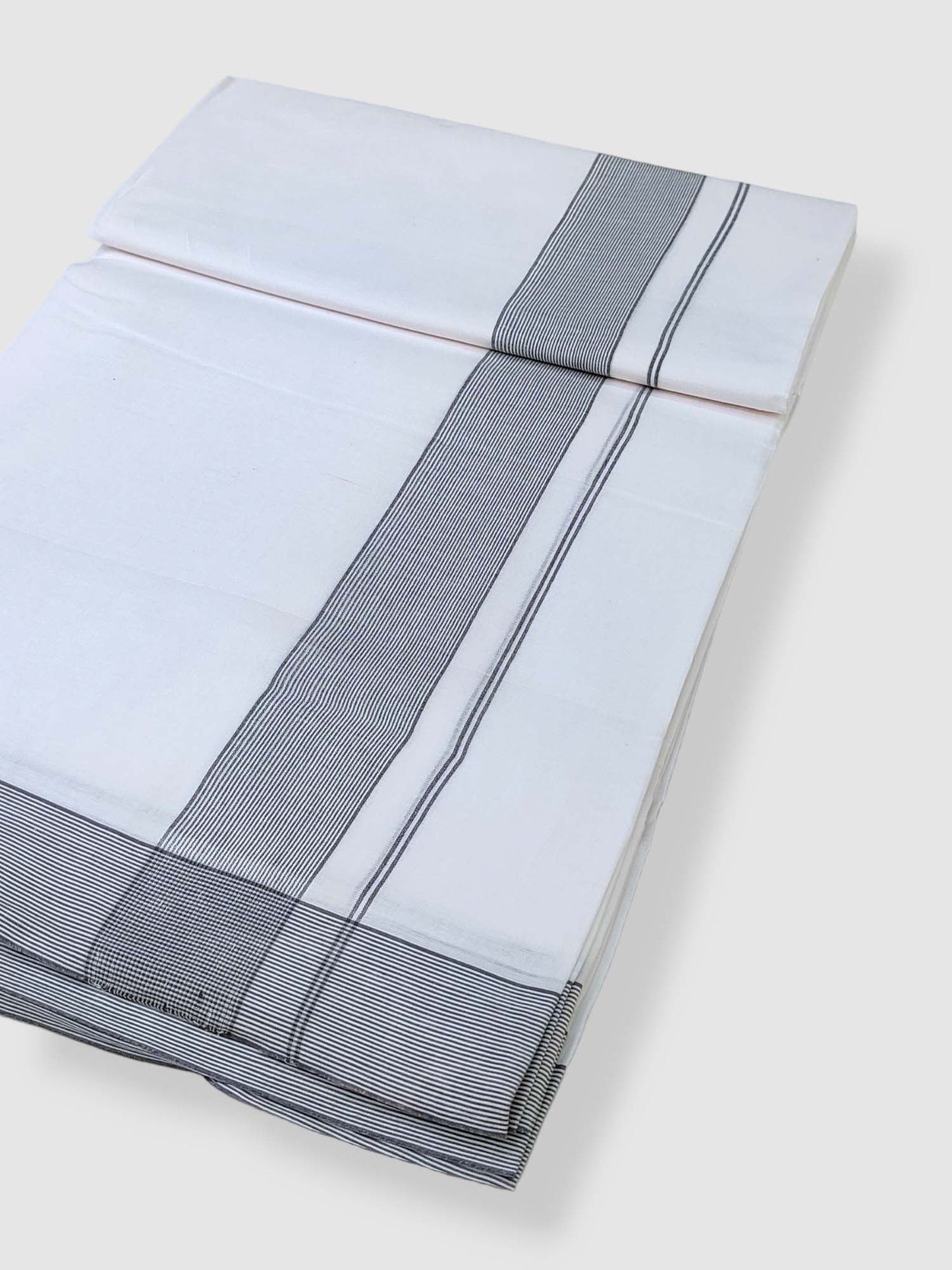 Cotton White Dhoti/Mundu for Men