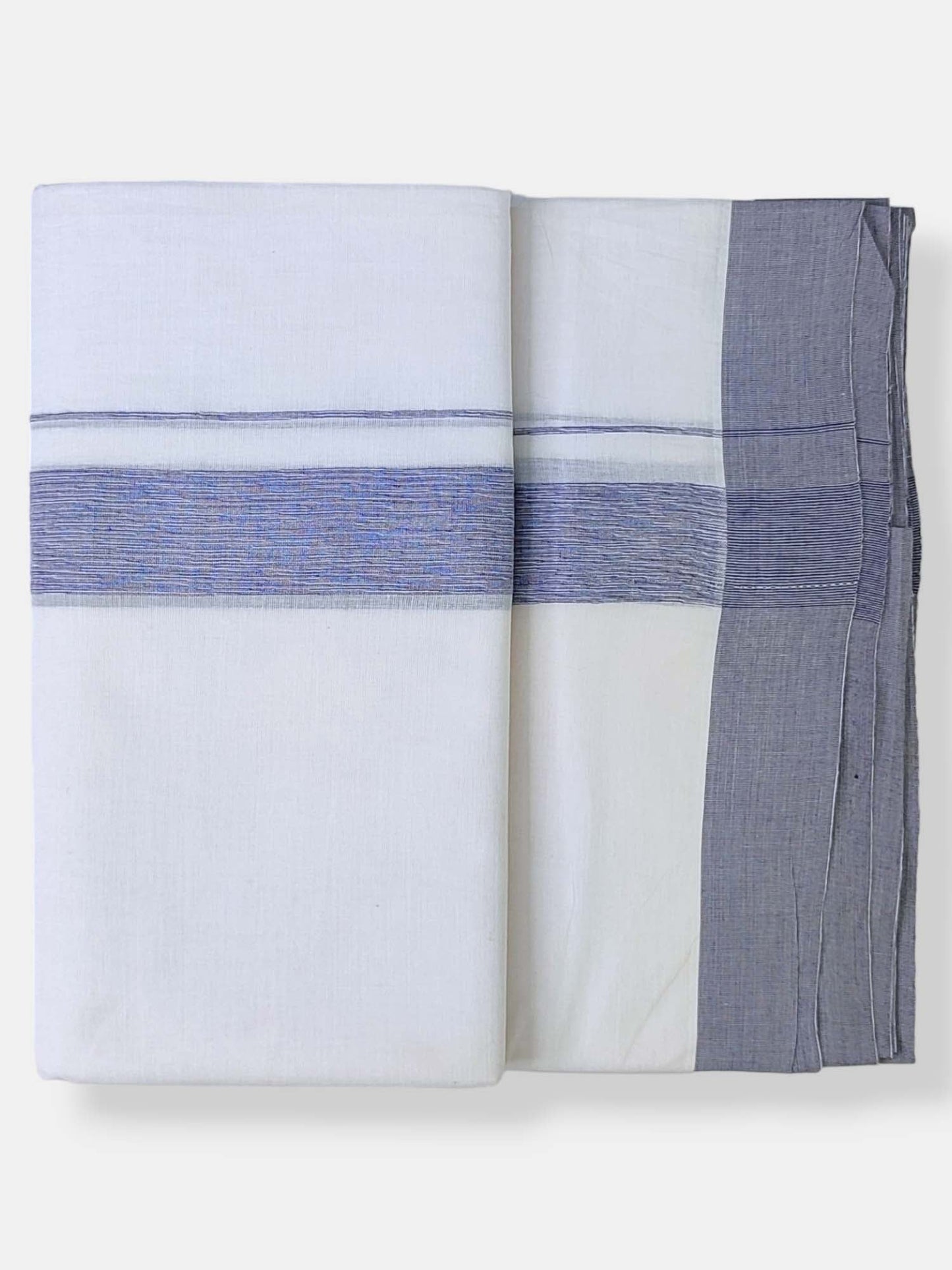 Cotton White Dhoti/Mundu for Men