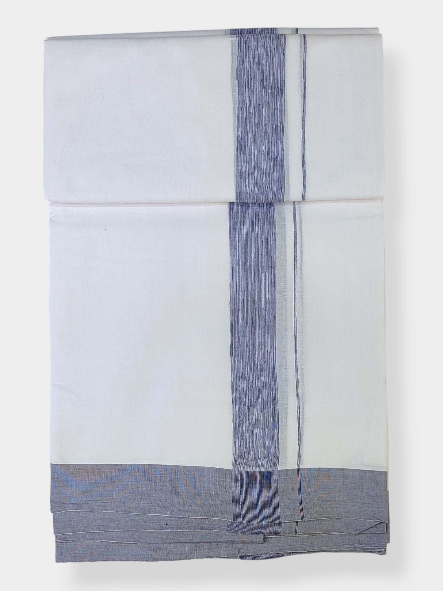 Cotton White Dhoti/Mundu for Men