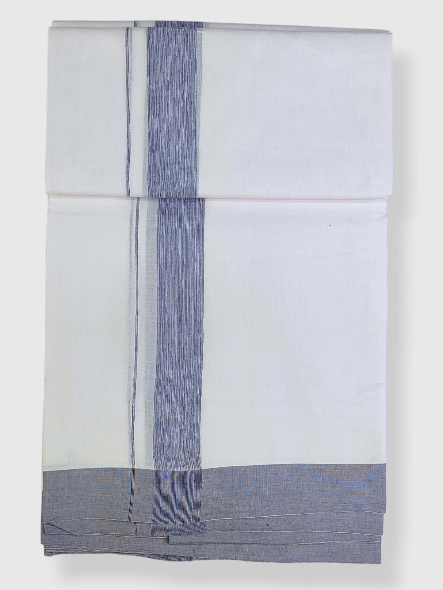 Cotton White Dhoti/Mundu for Men