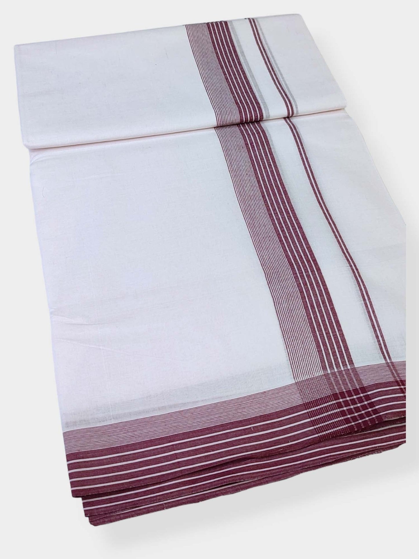 Cotton White Dhoti/Mundu for Men