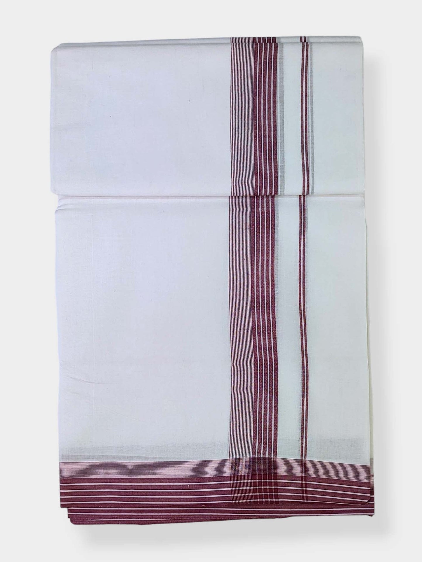 Cotton White Dhoti/Mundu for Men