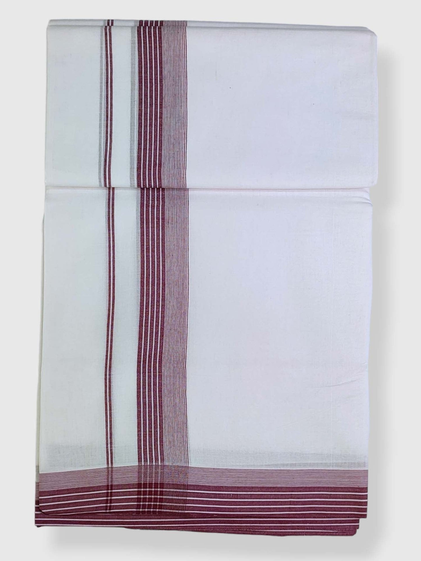 Cotton White Dhoti/Mundu for Men