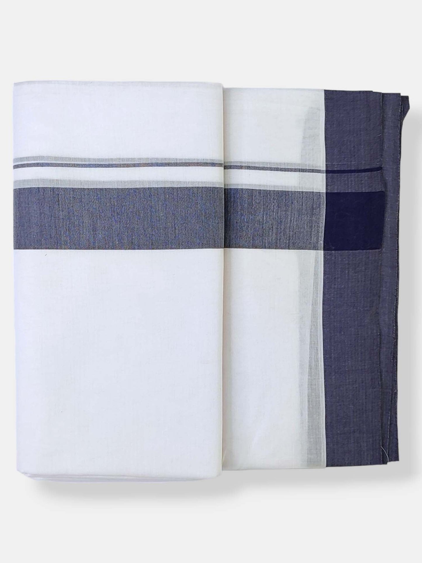 Cotton White Dhoti/Mundu for Men