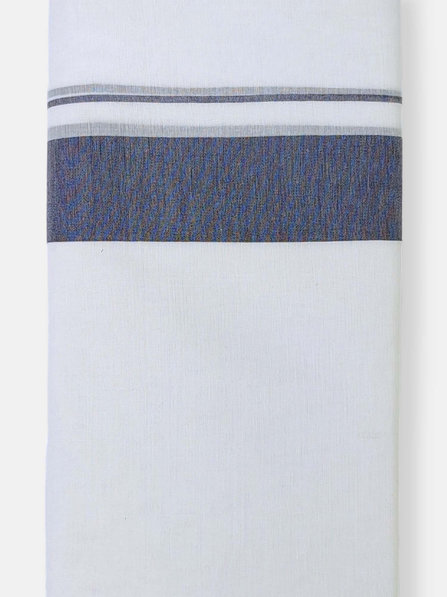 Cotton White Dhoti/Mundu for Men