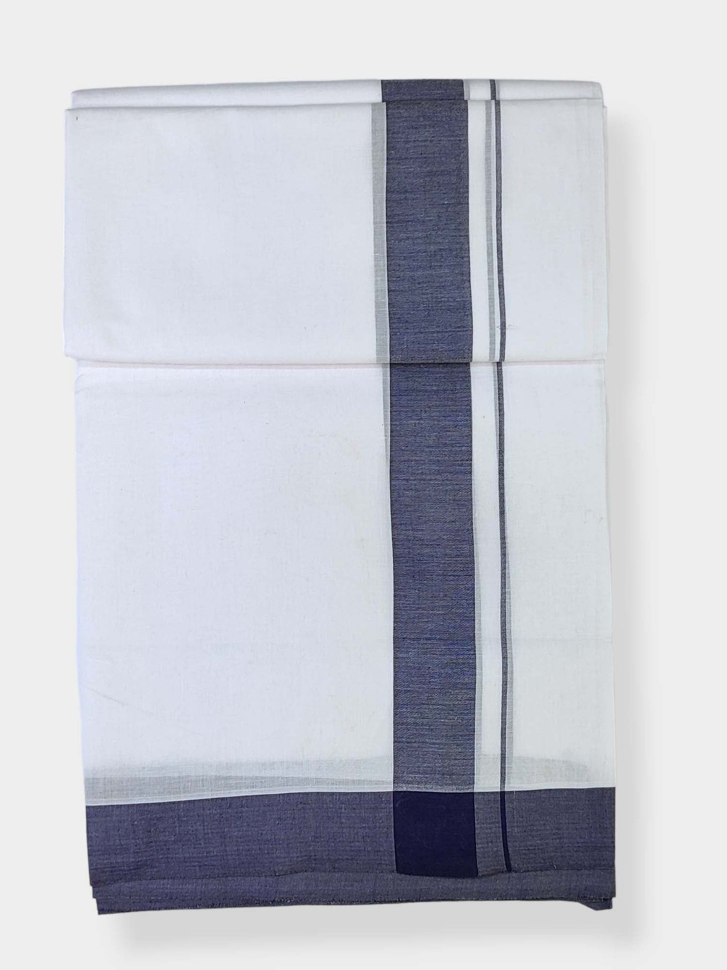 Cotton White Dhoti/Mundu for Men